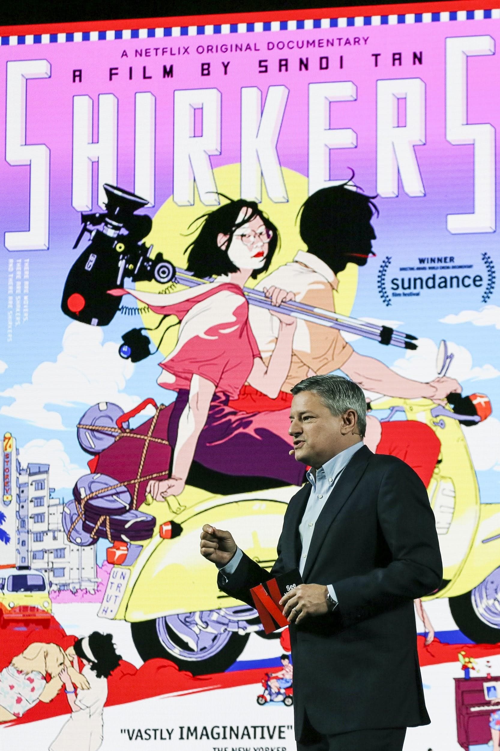 為了加強亞洲節目的深度和廣度,Netflix未來一年將加碼投資製作原創節目,圖為該公司首席內容長泰德薩蘭德。(Netflix提供)