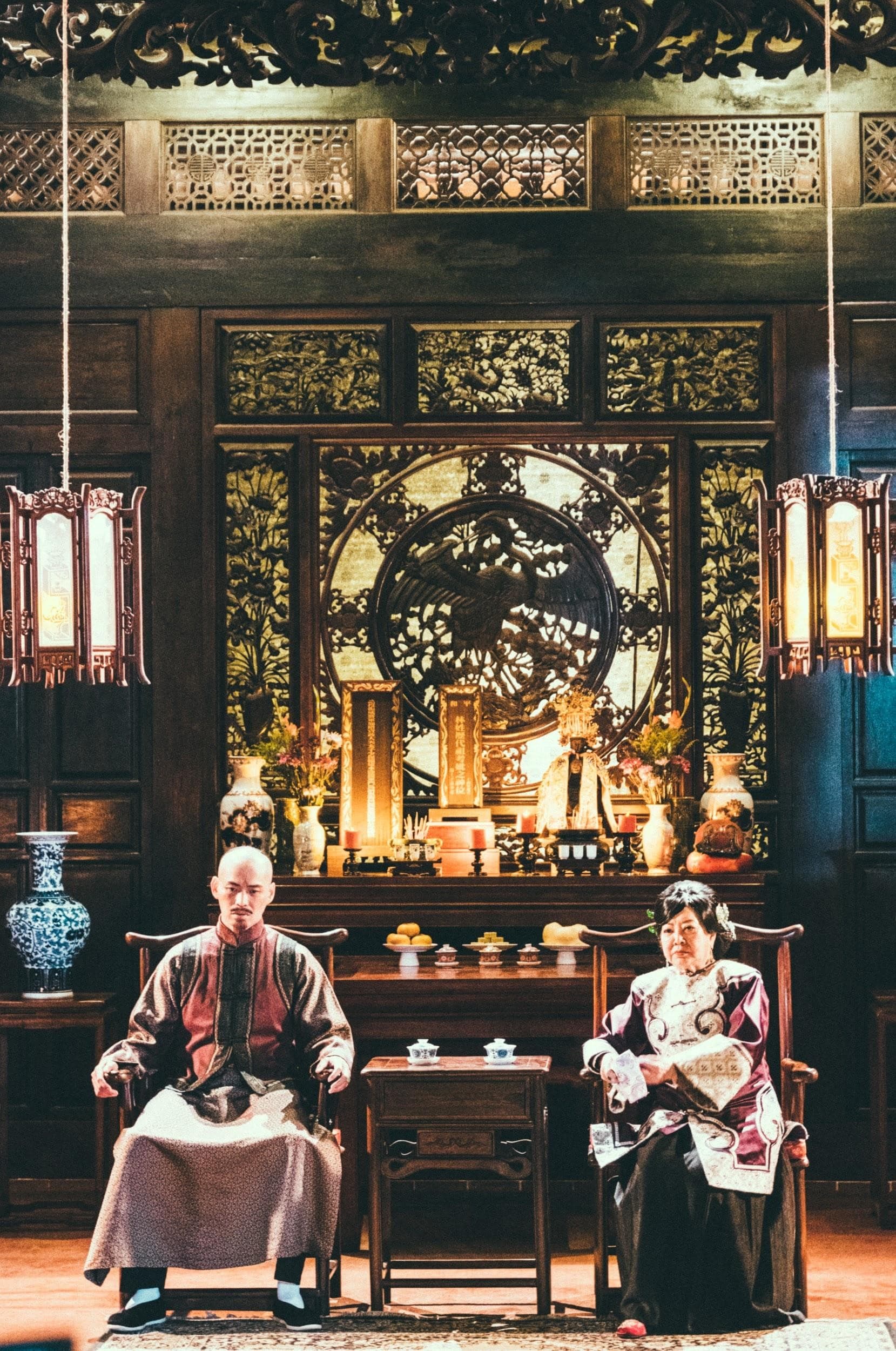 劇組在林家大花廳取景,華麗、有氣勢。(公視提供)