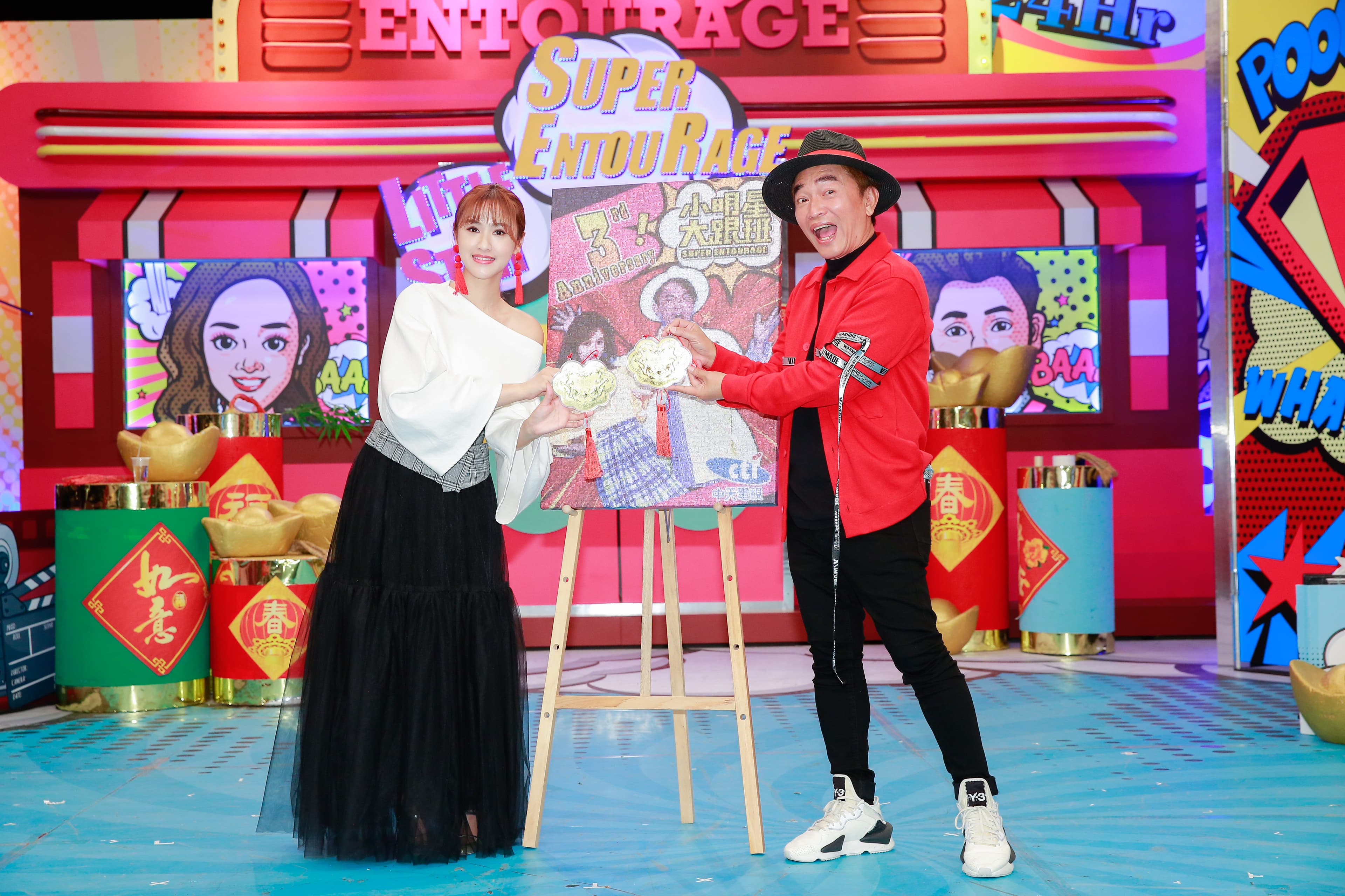 吳宗憲和吳姍儒今（28日）歡慶《小明星大跟班》3週年記者會，自曝已推辭5月份擔任高雄觀光代言人。