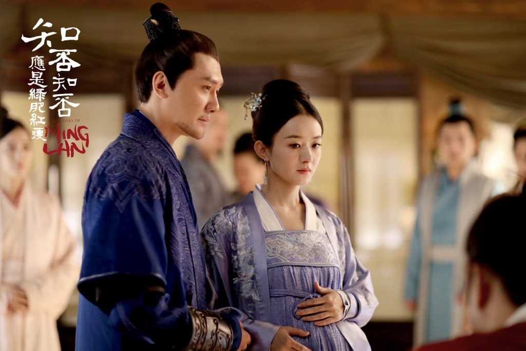 馮紹峰與趙麗穎在《知否知否應是綠肥紅瘦》飾演一對夫妻,現實也是新婚夫婦,正期待著他們的新生命。(翻攝自知否微博)