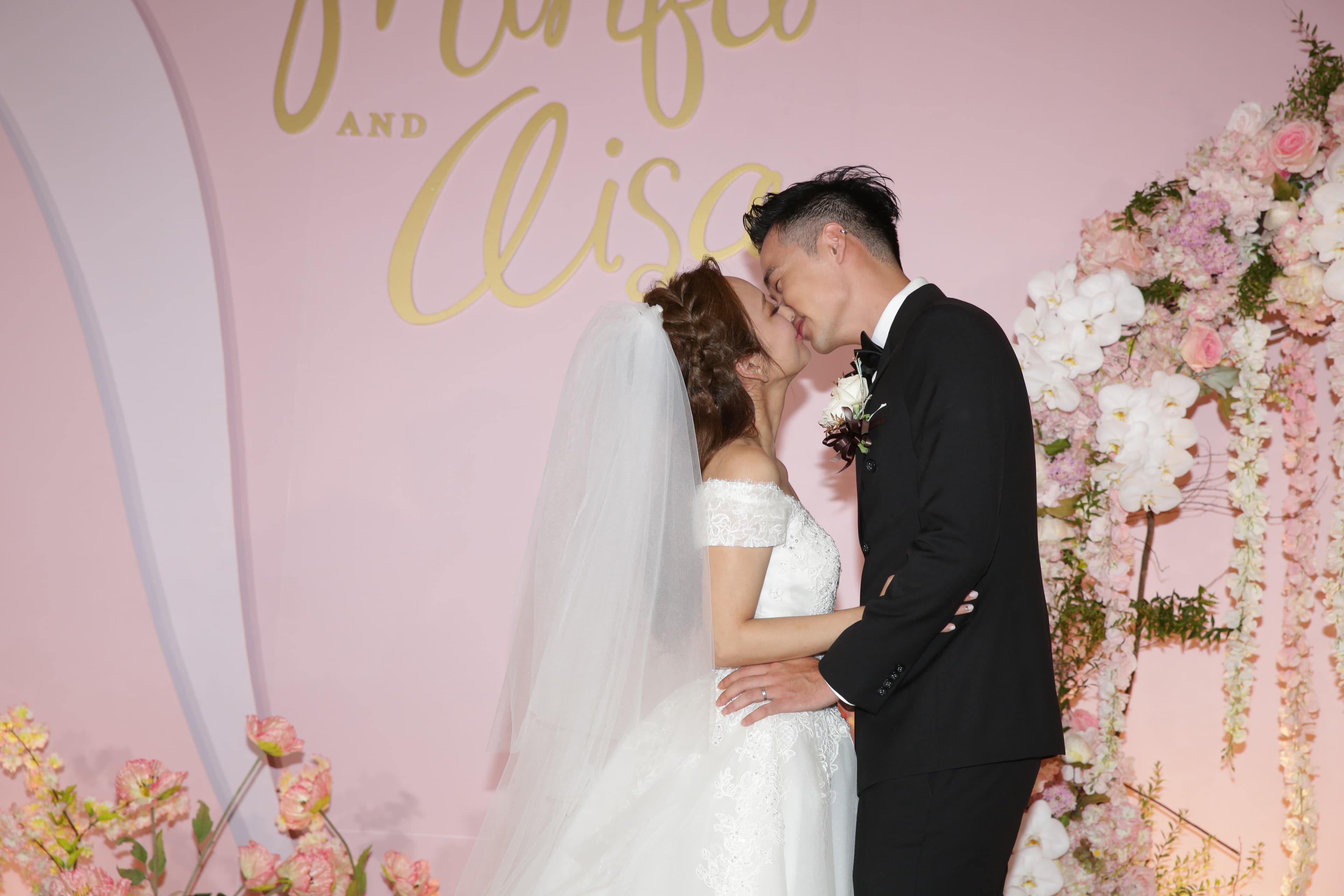 愛紗與周洺甫2016年結婚,當時兩人愛得甜蜜羨煞眾人,沒想到仍是離婚收場。(攝影組)