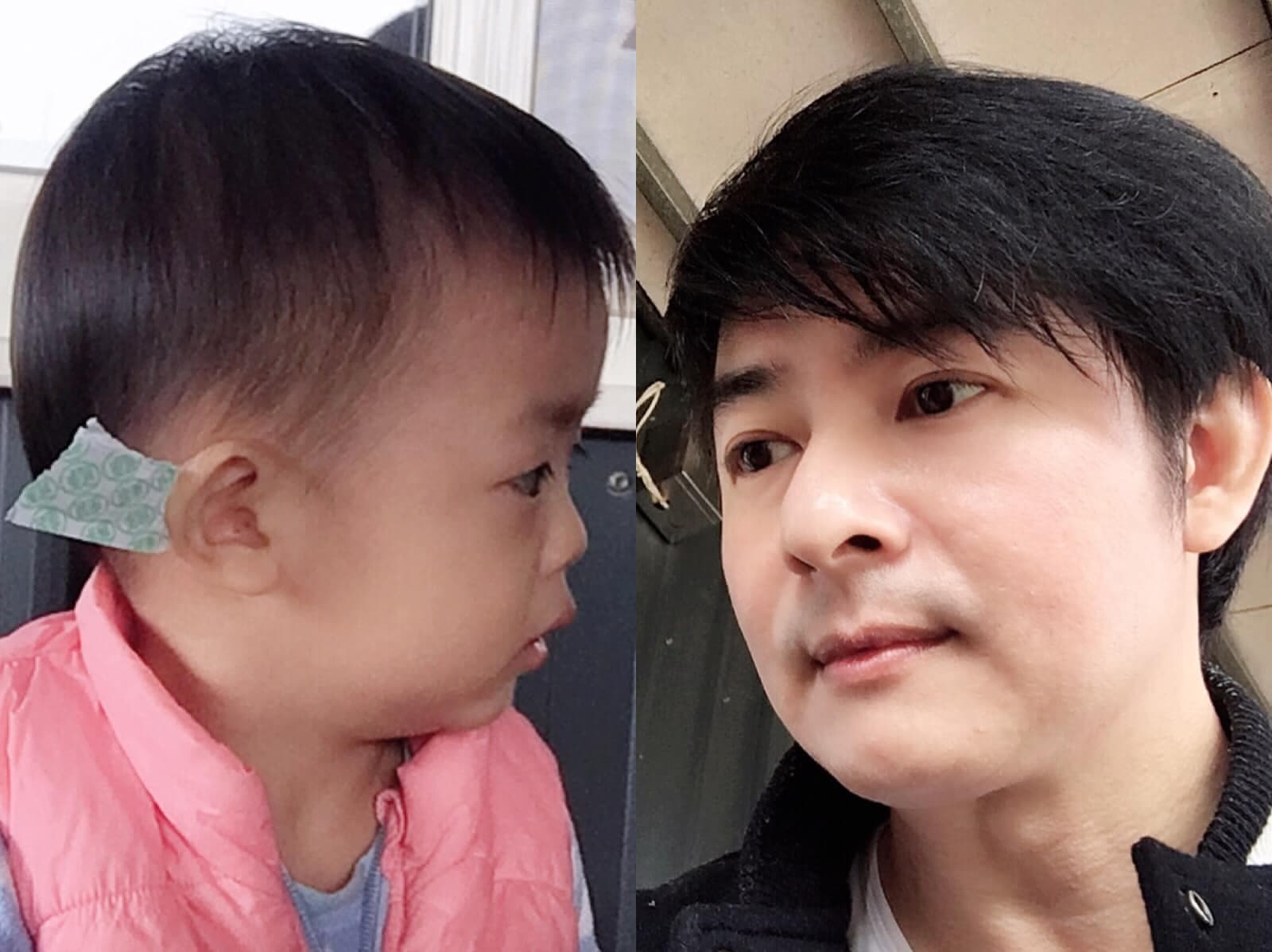 本土劇小生陳建隆婚後加上戒菸,整個人胖了16公斤,連老婆陳子玄都看不下去。 (翻攝自陳建隆臉書)