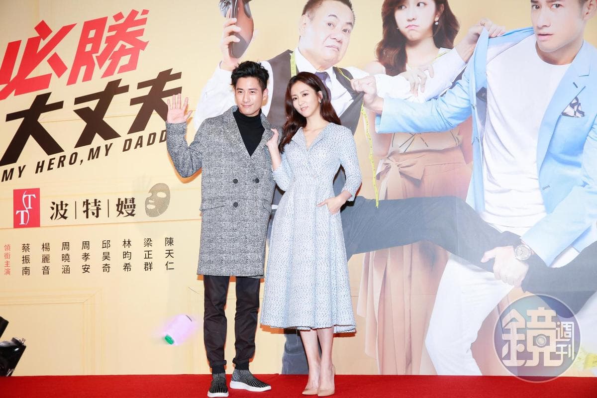 周孝安、周曉涵主演的《必勝大丈夫》因拍攝過久,提前腰斬。(三立提供)