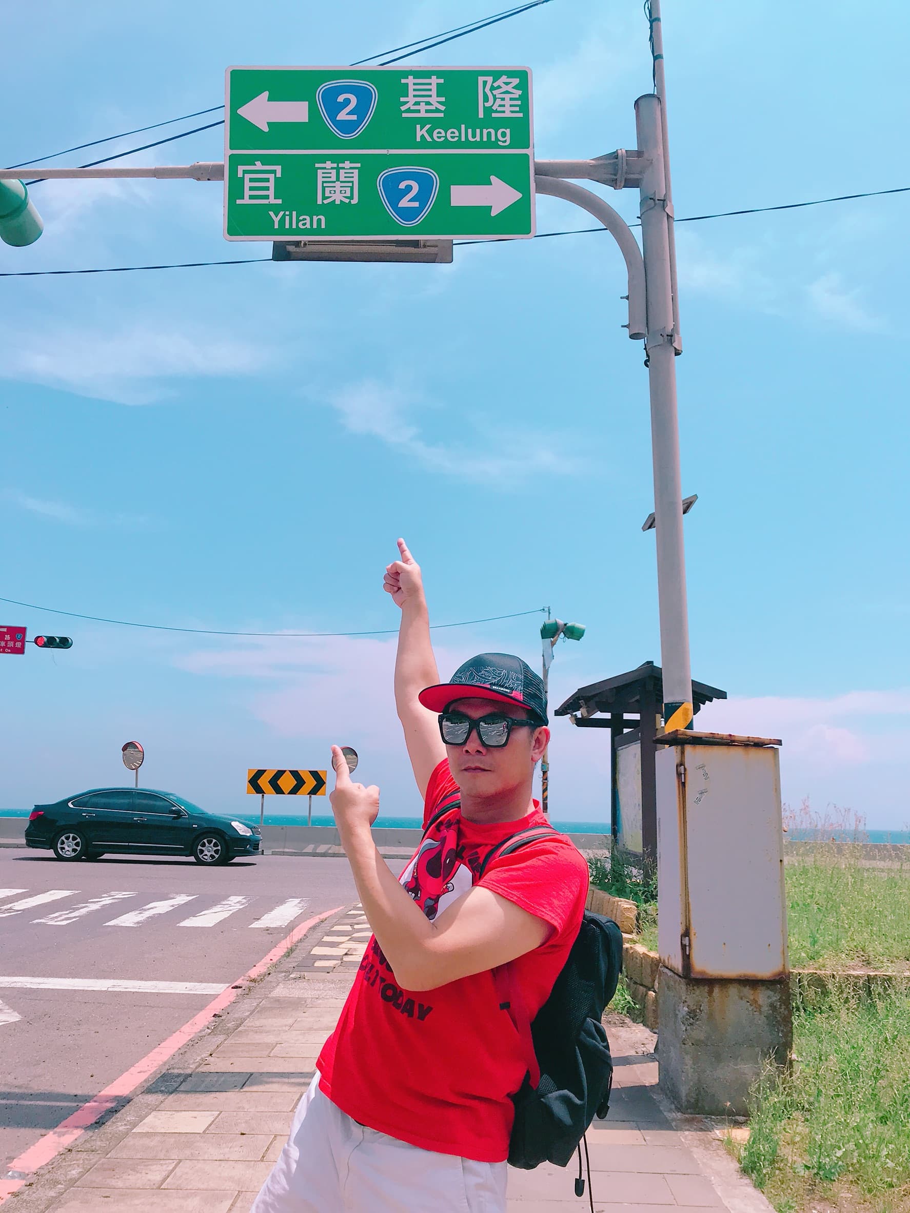 錢小豪對來台灣環島做公益很期待。(紅心字會提供 )