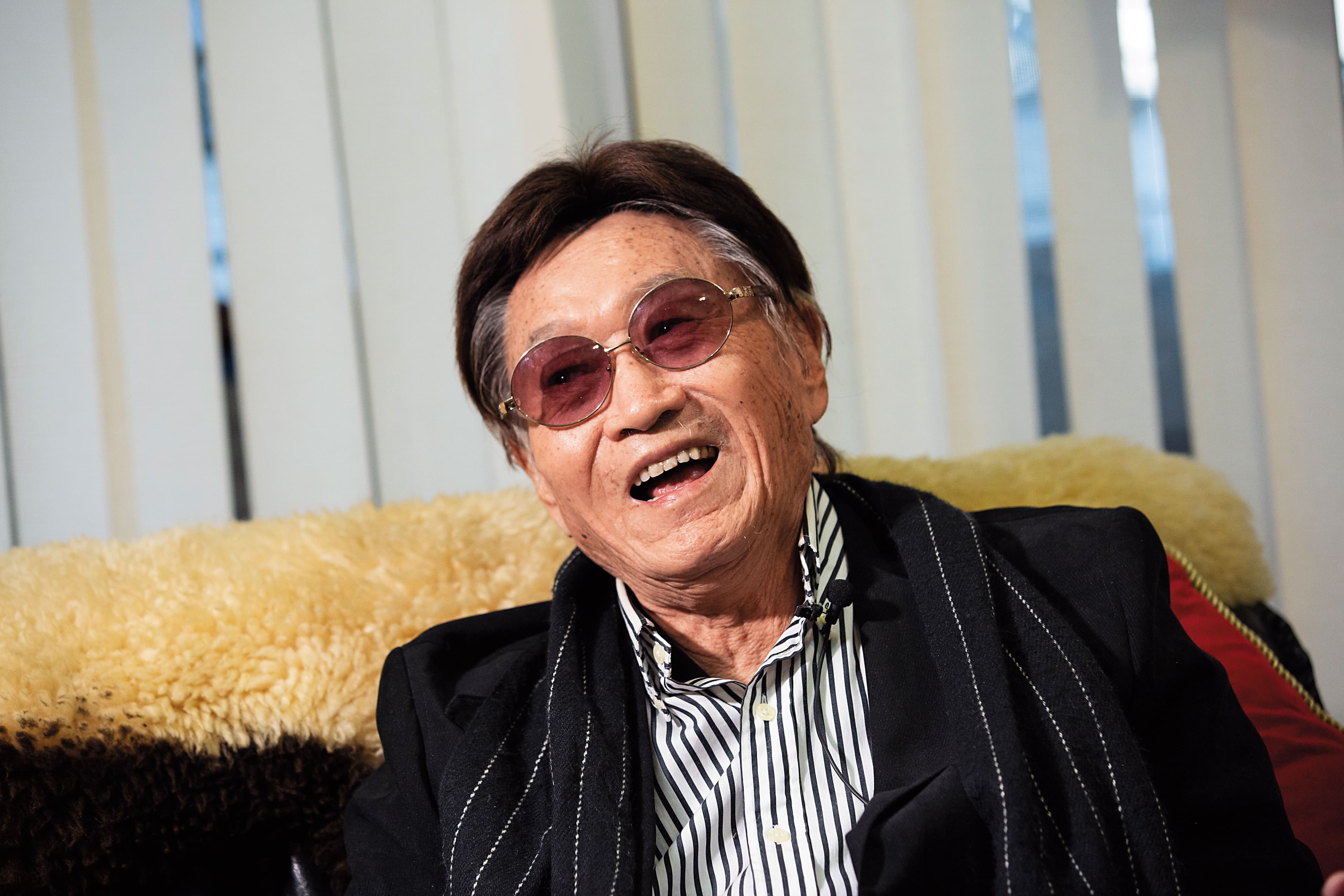 傅達仁生前接受本刊專訪,談笑風生,高談安樂死合法化的理念。