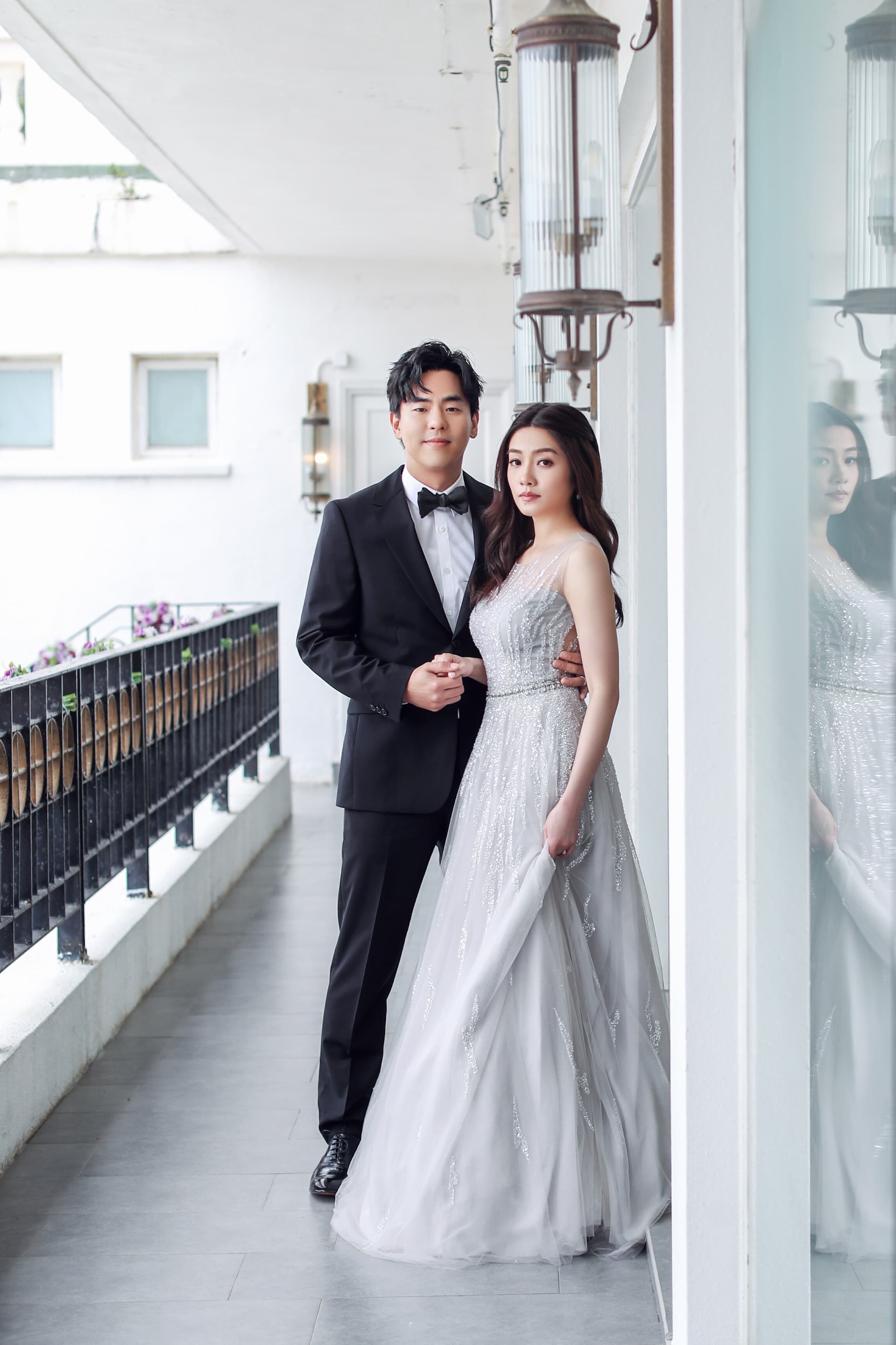 柯有倫感謝老婆接受不完美的他。(林莉婚紗提供)