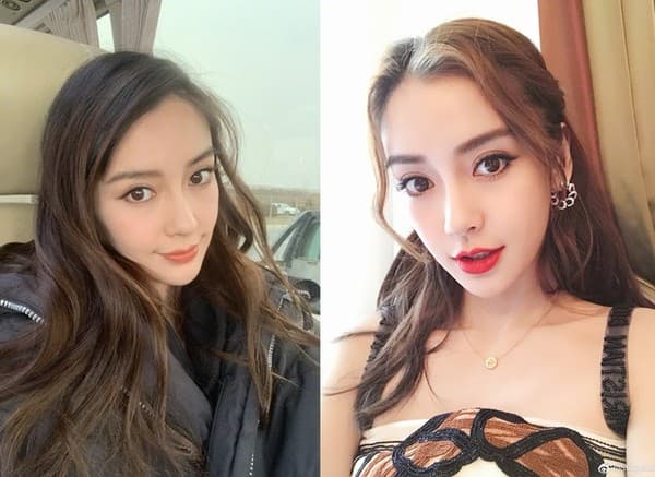 Angelababy的臉被眼尖網友發現長得「又」不太一樣了,意外再度成為焦點。(翻攝微博)