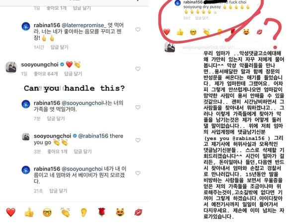 秀英表示,不管花多少時間和金錢,都會把酸民找出來。(翻攝秀英IG)