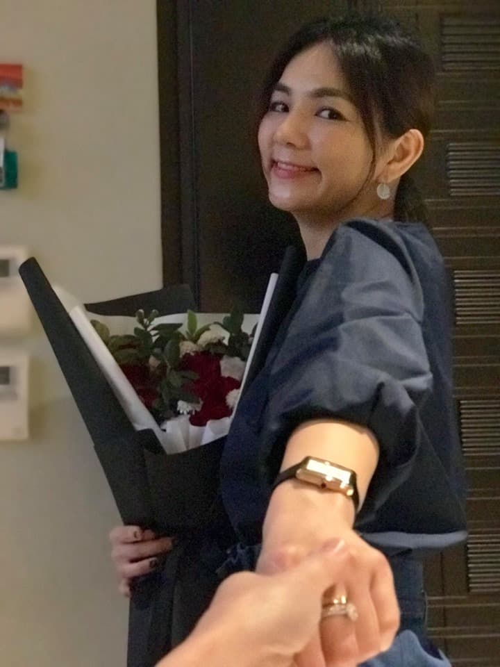 賴斯翔臉書放出Ella老公視角照片,閃瞎粉絲。(翻攝自賴解孵臉書)