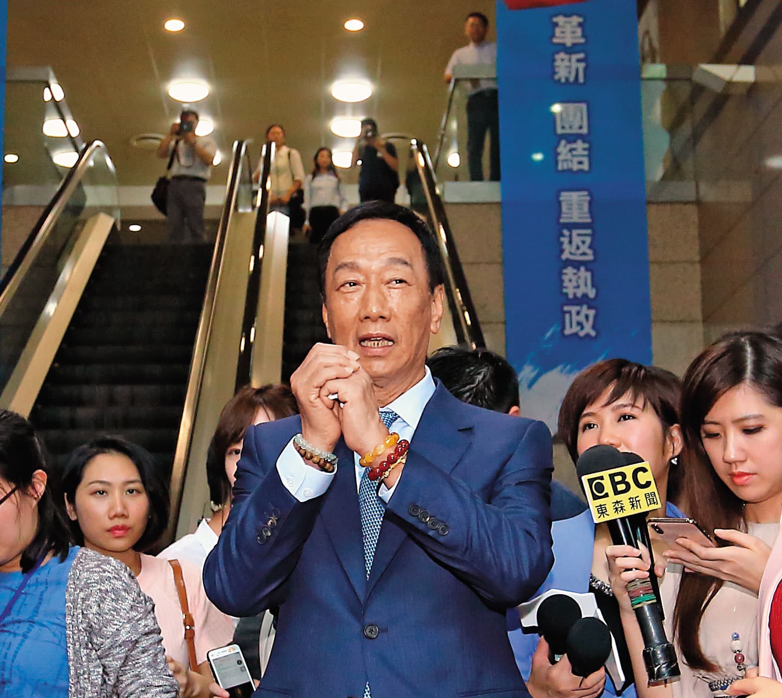 王金平退出初選後，若郭台銘拉攏王策略結盟，將對韓國瑜形成強大壓力。