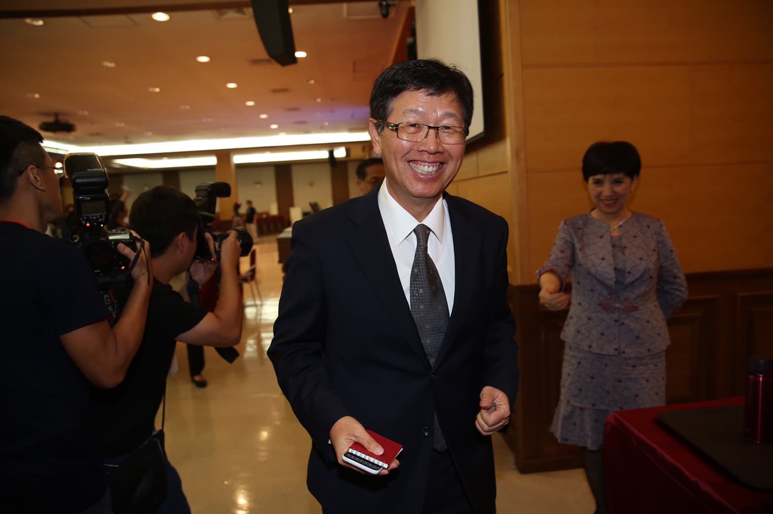 劉揚偉強調,郭台銘參與決策的程度,要看選戰發展而定。