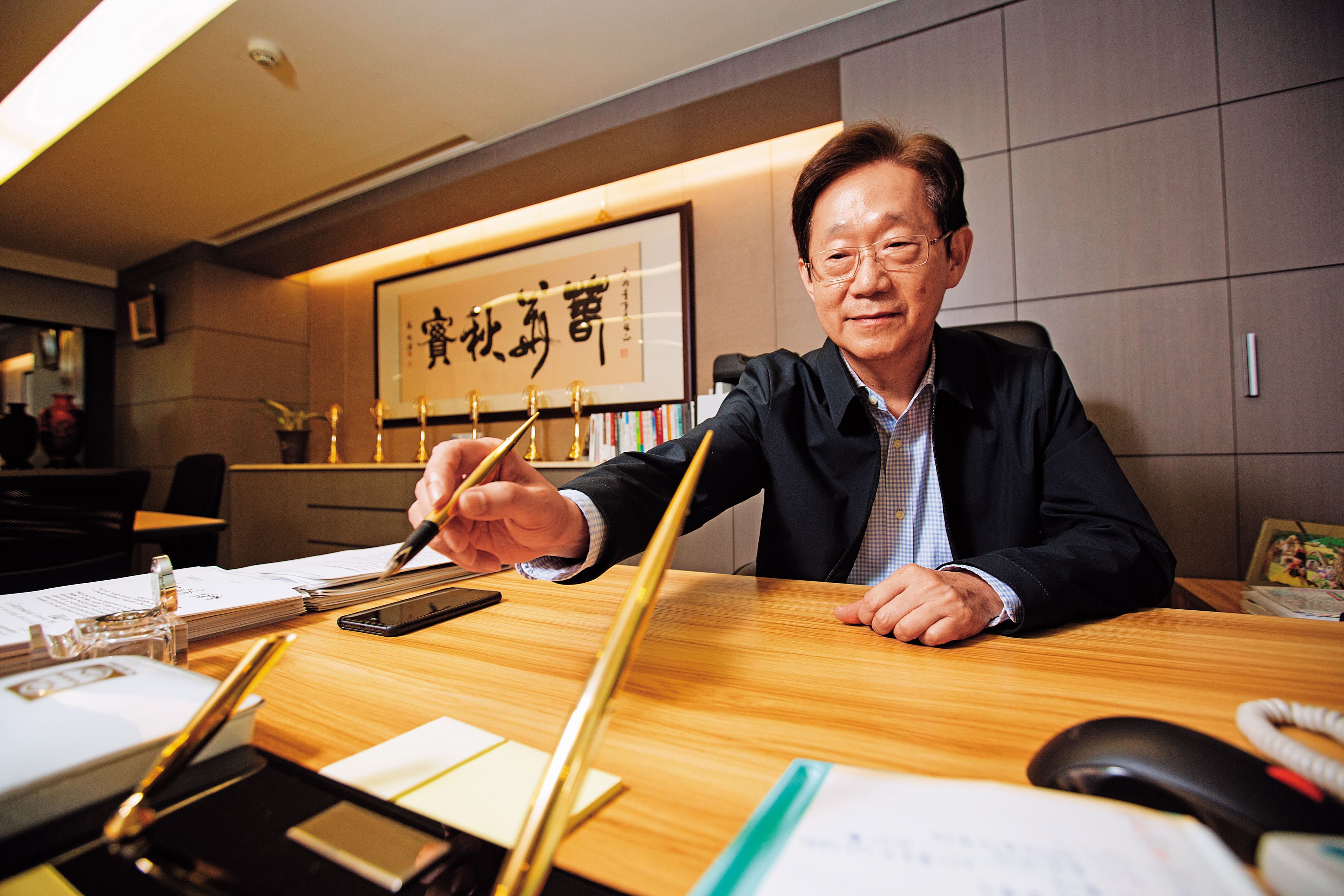 台苯董座林文淵(圖)曾為謝裕民協調債務,爭奪台苯時,謝裕民二話不說就幫他拿下台苯。