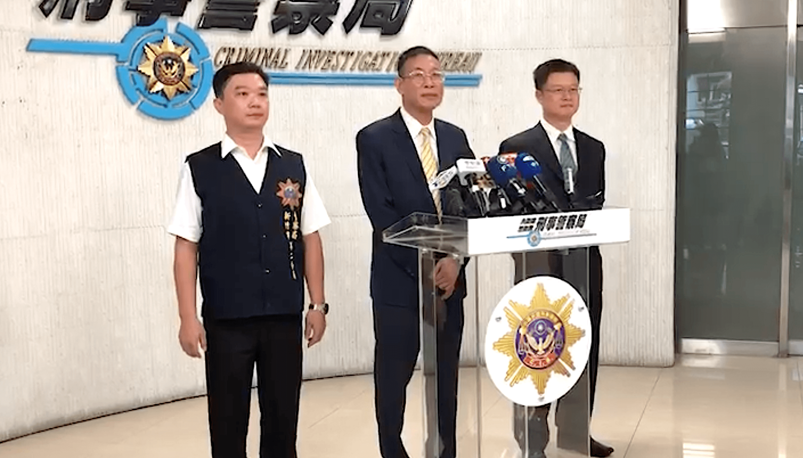 警政署規劃的全國同步查緝賭博專案行動，共掃蕩537個處所，查獲252件賭博案，逮補了574人。（翻攝畫面）
