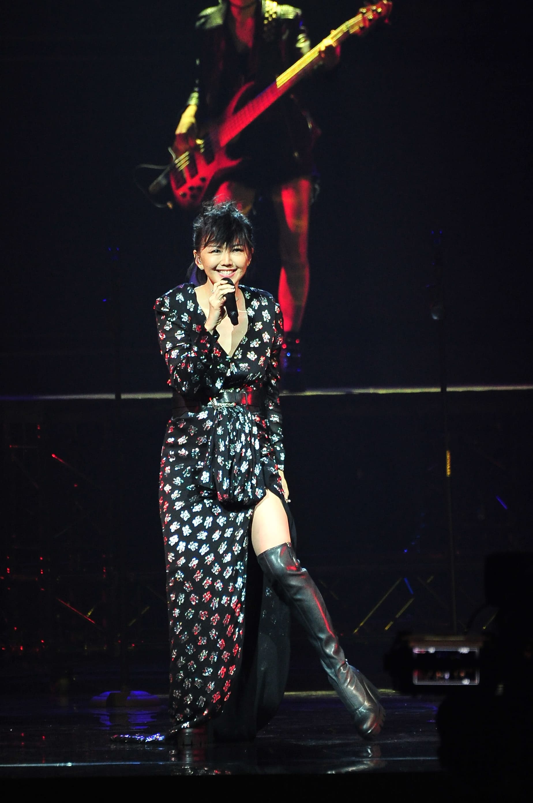 孫燕姿站上金曲舞台，演唱了王菲、鄭秀文和張惠妹的歌。（台視提供）