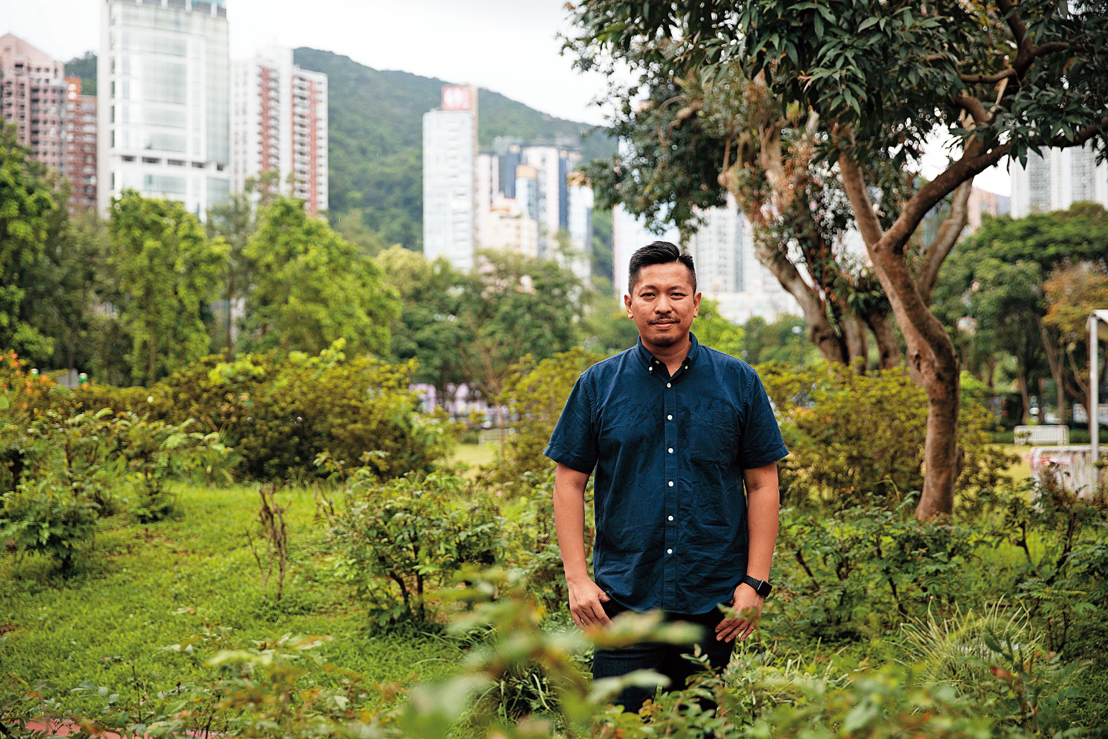 黃照達帶我們重回維多利亞公園,這裡是他的政治啟蒙地。