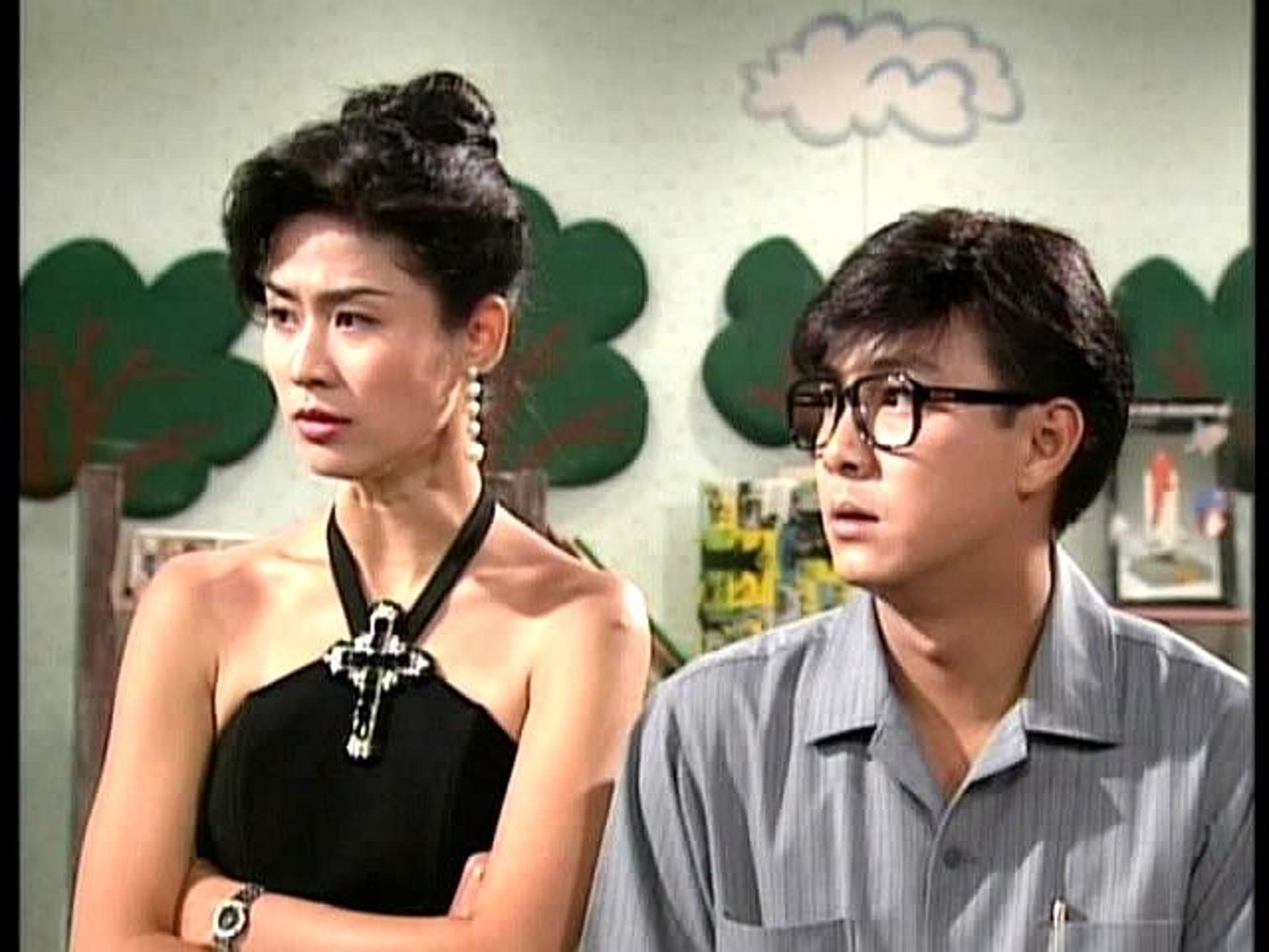 宣萱一直以來多交往圈外男友,但她與張衛健一段2年的戀情卻深入人心。(翻攝自電視畫面)