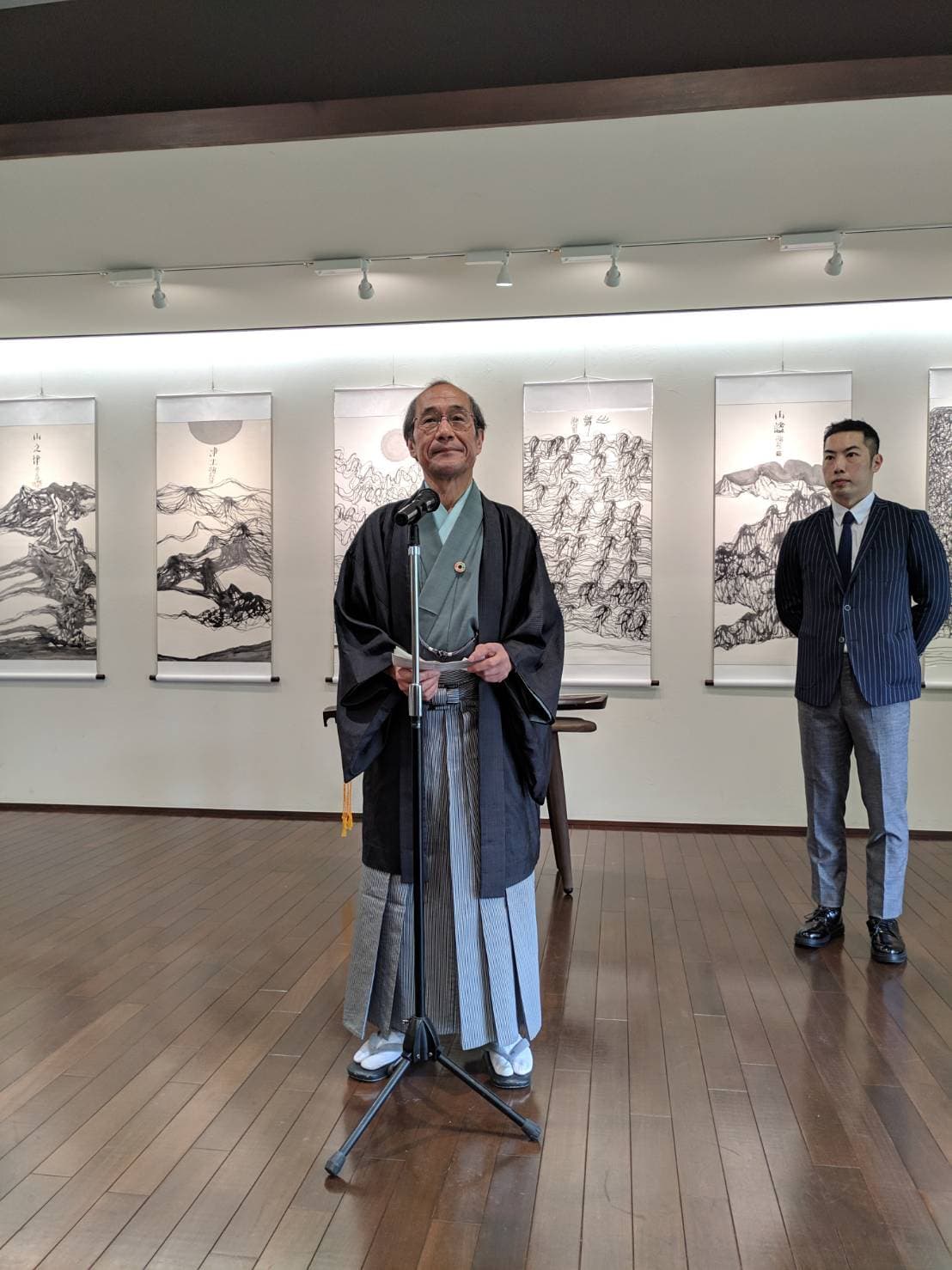 京都市長門川大作致詞時指出,希望2地人民透過藝術和文化增進友誼。