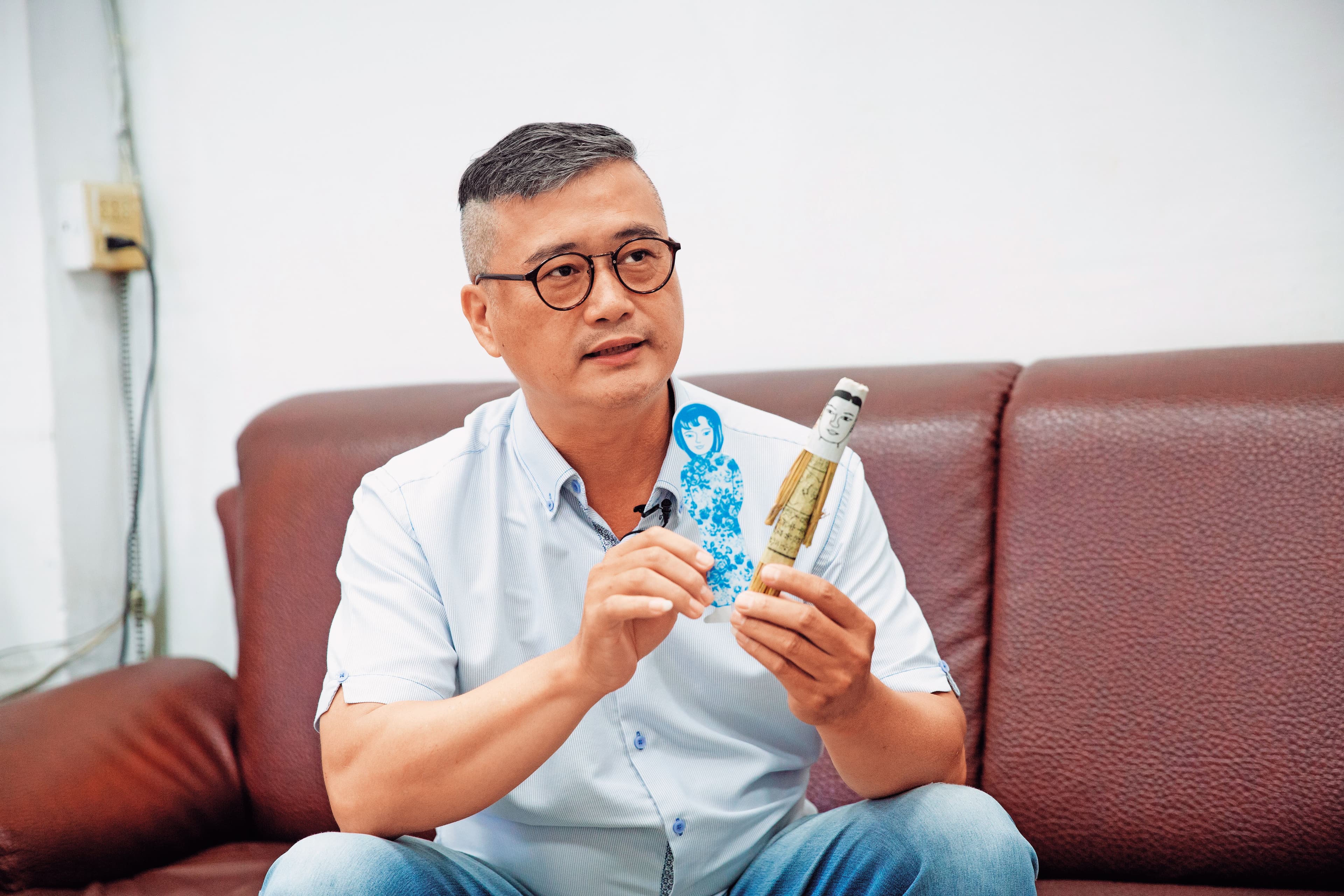 命理師高煜霖(圖)說,李宏基用紙人詛咒前妻家族,不但無效,還會害到自己。