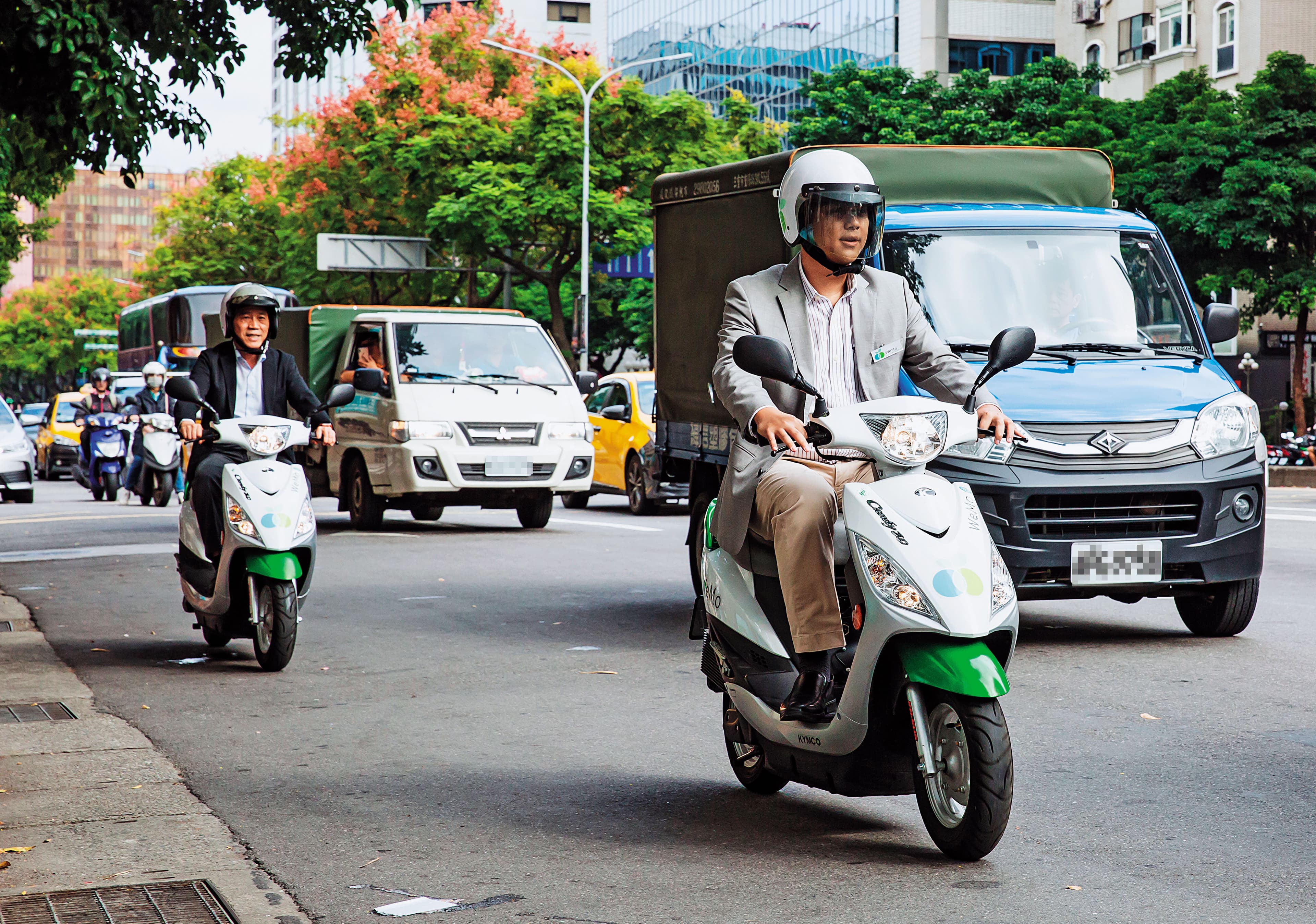 WeMo Scooter主要營運範圍在雙北市,目前約投放3,000台電動機車。