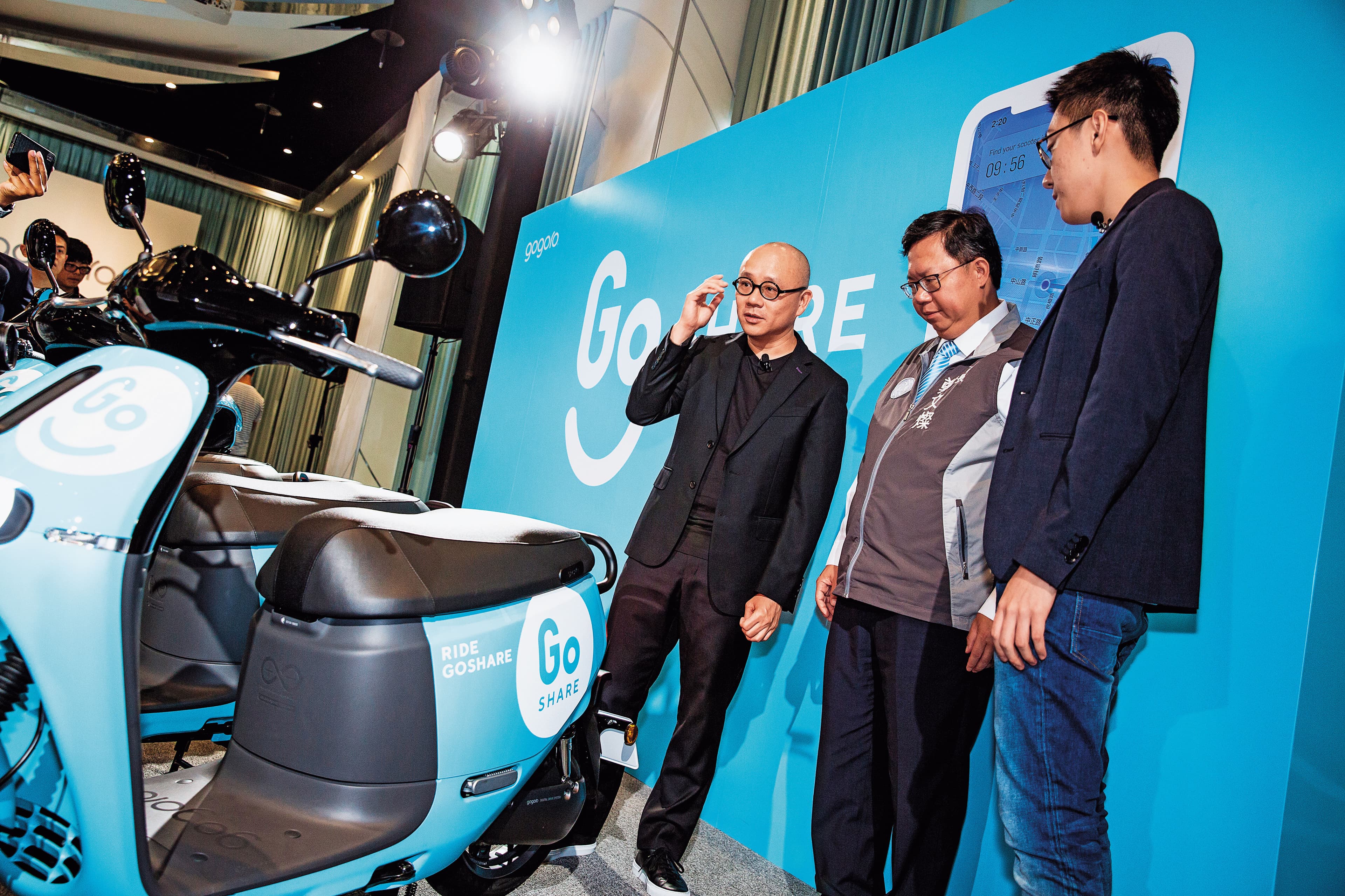 Gogoro旗下共享機車服務GoShare,29日將於桃園正式營運。