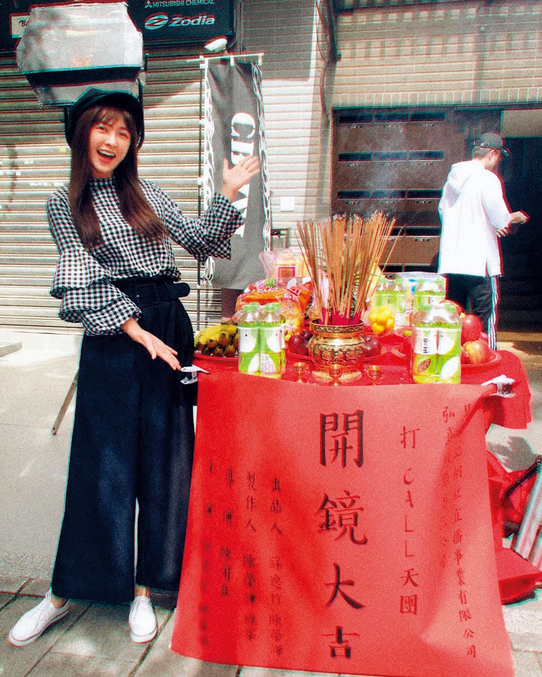 大元最近演出網路電影《打CALL天團》,她稱雖然很累,但因為是做喜歡的事,所以撐得下去。(翻攝自大元IG)