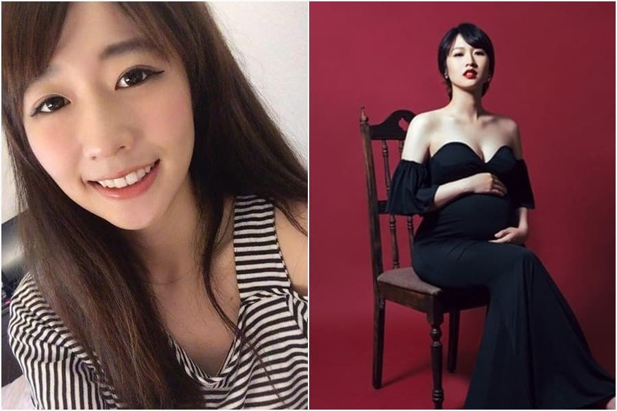 2016年台中麥當勞正妹陳靜婷(左),天使般面孔被網友肉搜,她不但已婚生子,最近又成功懷上第二胎,身材依舊保持完美。(翻攝自陳靜婷IG)