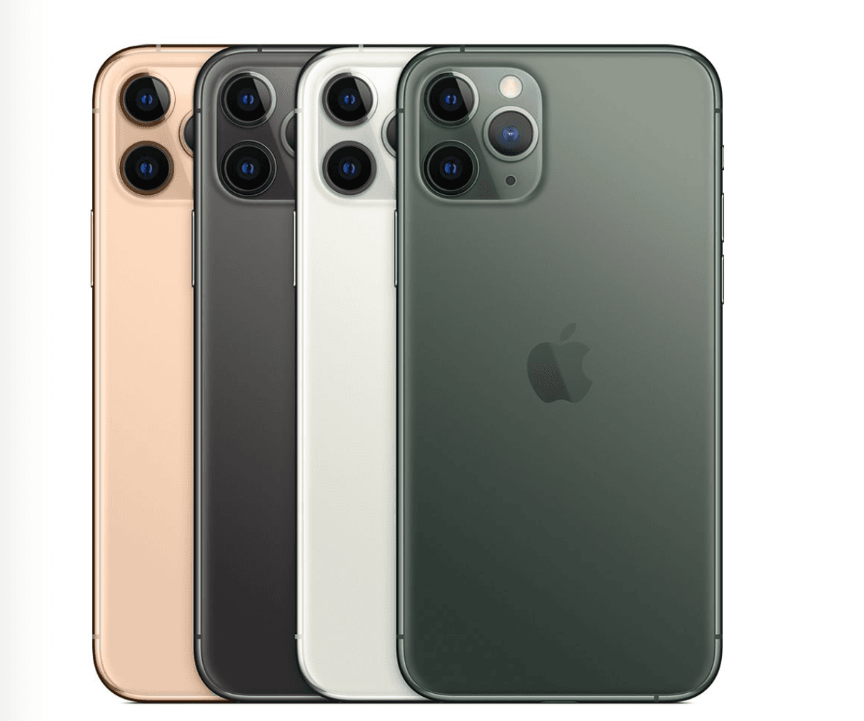 iPhone 11 Pro和Pro Max推出夜幕綠新色。(翻攝自蘋果官網)