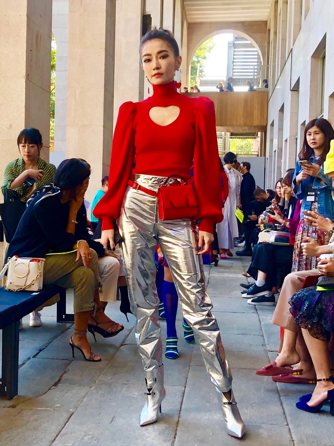 謝金燕如果沒遇上合適的衣服,寧可不出席看秀,也不輕易屈就。