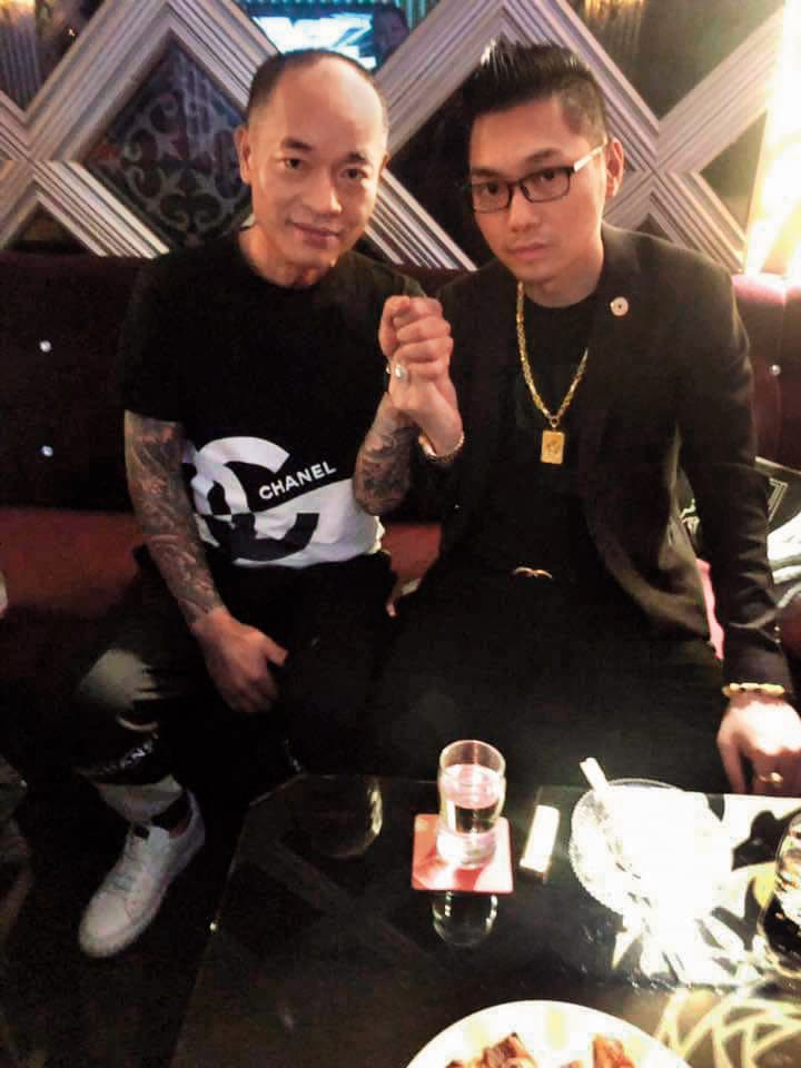 衝突發生第2天,鄭又仁的大哥國正(左)曾出面化解鄭與連千毅(右)的恩怨。(翻攝臉書)