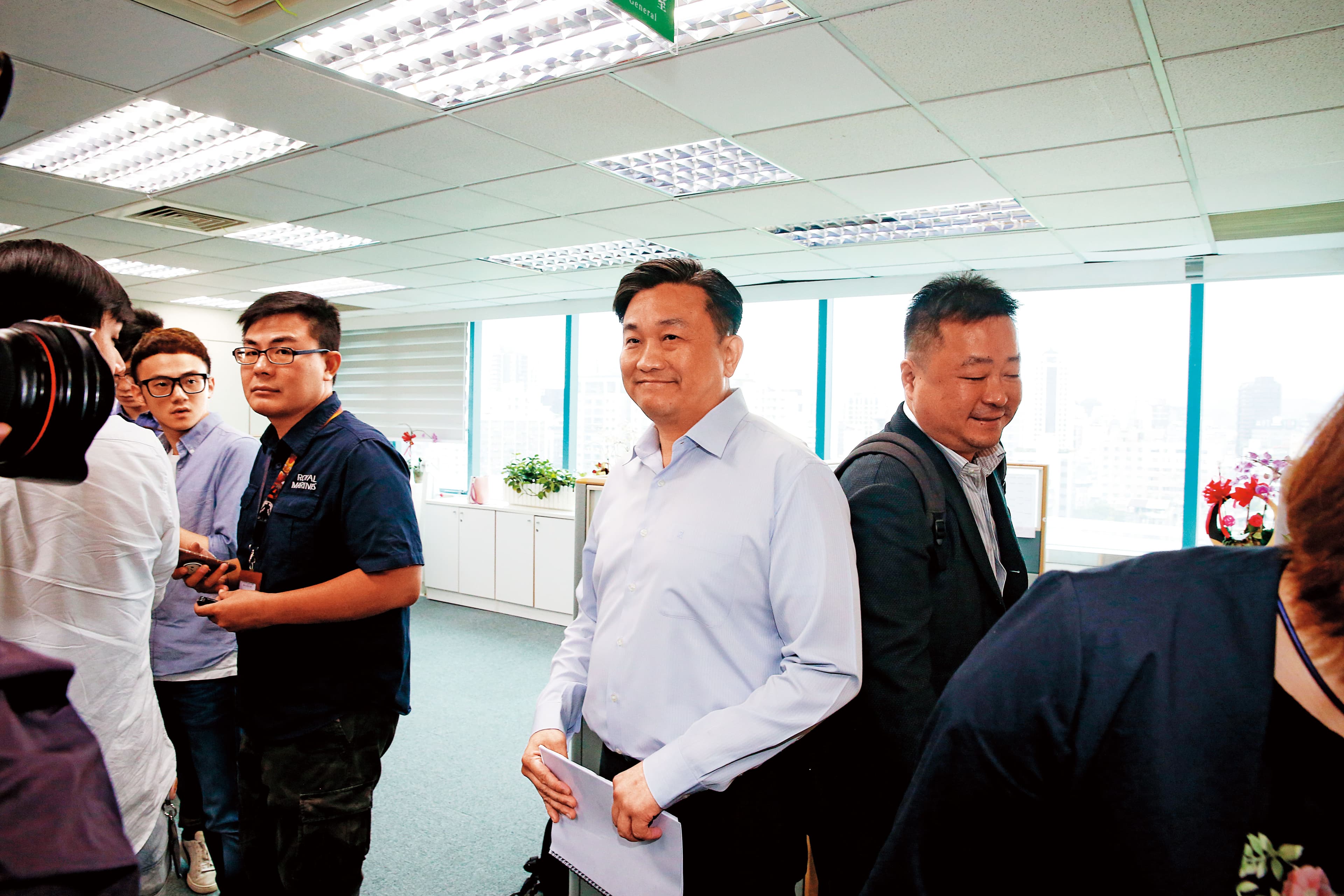 王定宇(圖)上屆以全台第一高票當選立委,這次面對洪秀柱元帥親征來勢洶洶。