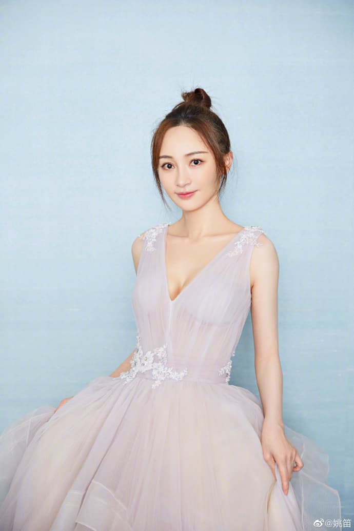 姚笛和已婚文章的婚外情曝光後,神隱多時,之後再度現身時爆瘦一圈。(翻攝自姚笛微博)