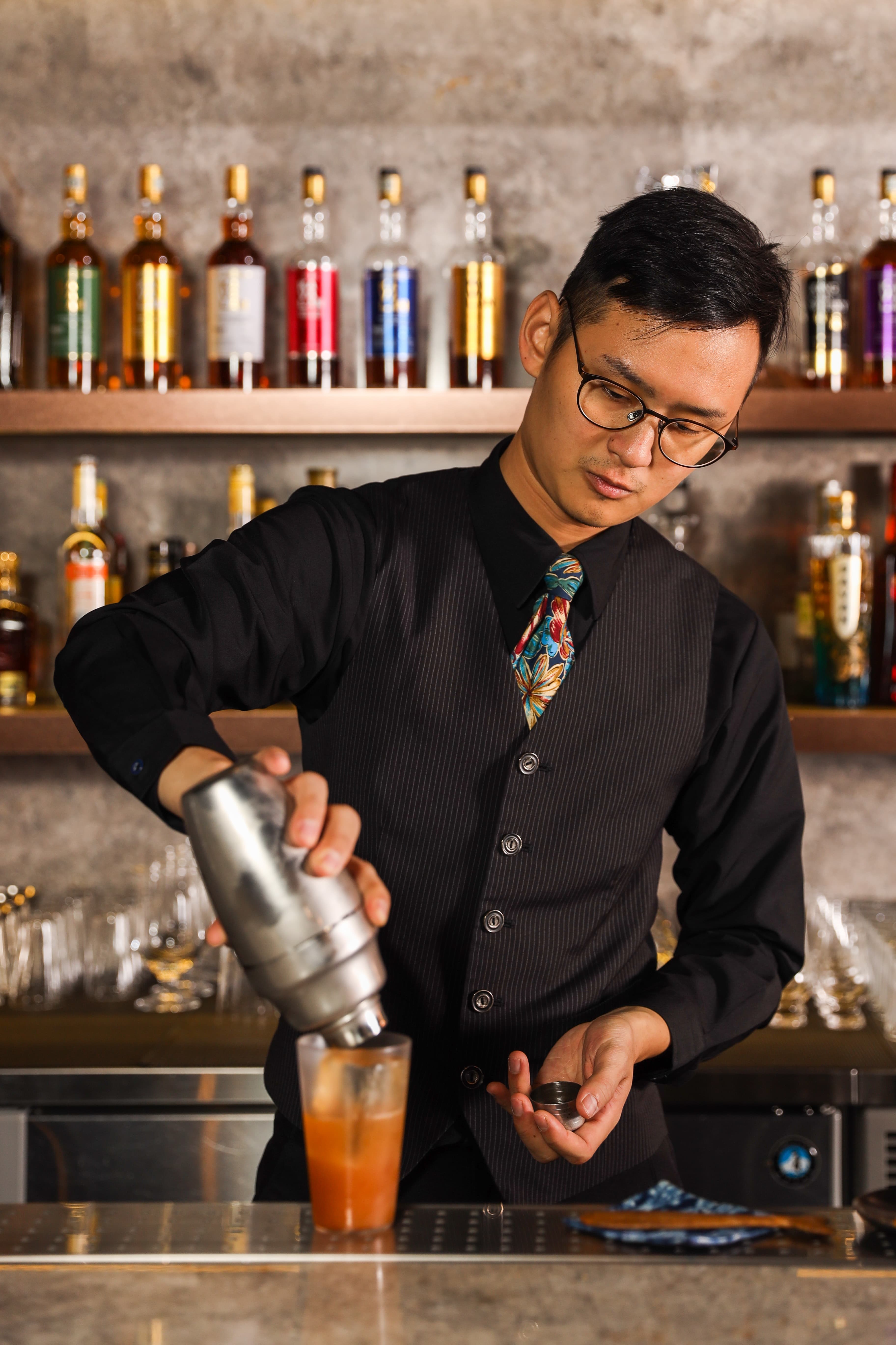 Bar Leader林上恩,年輕有想法,對調酒的構思縝密。