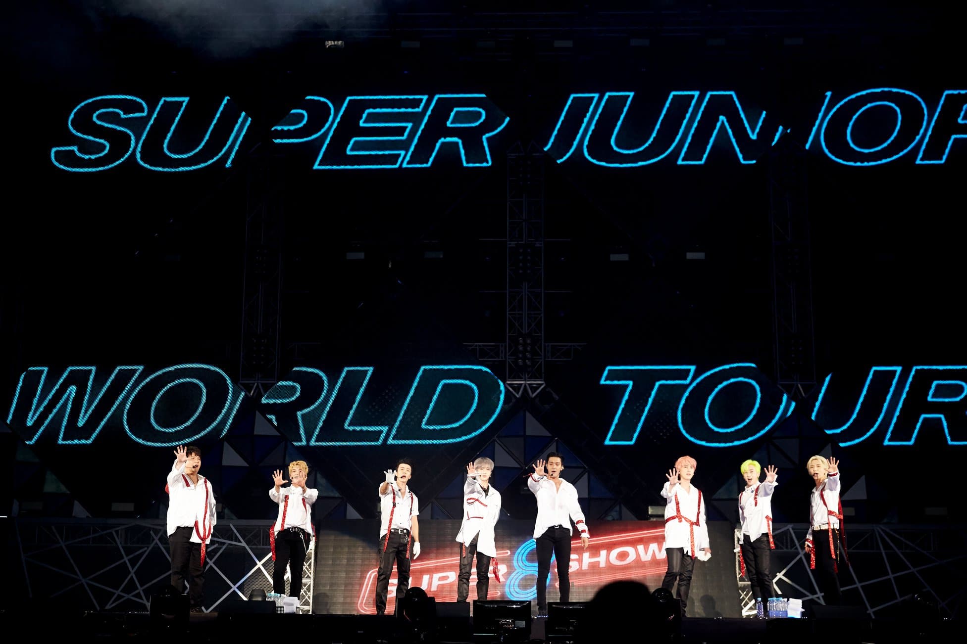 Super Junior上週末在首爾開唱,今(14日)取消回歸直播。(翻攝自Super Junior FB)