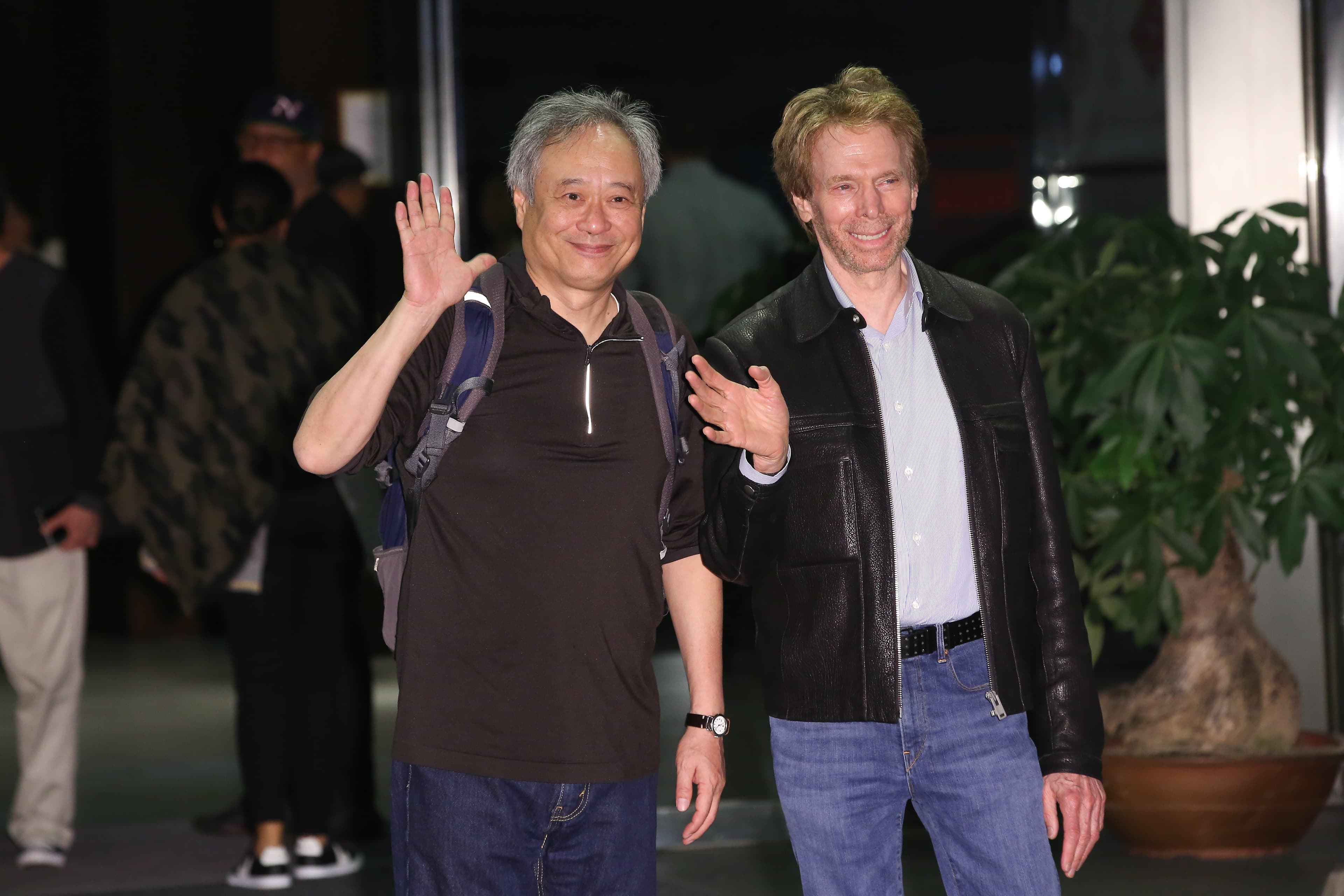 導演李安(左)與製片傑瑞布洛克海默。