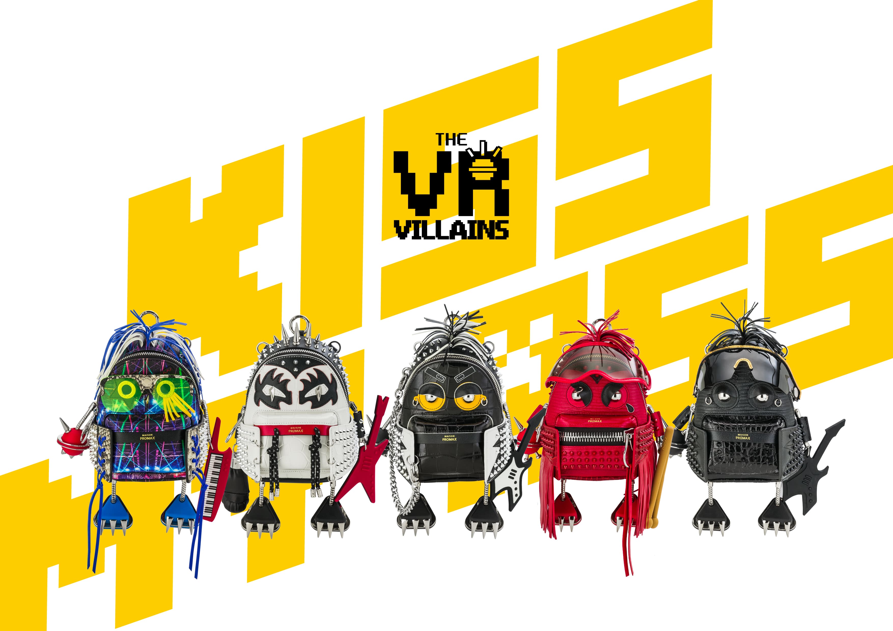 今年推出的「THE VR VILLAINS」KISS My Axx系列，本來只在日本發行，這次在台灣也買得到！（MAISON PROMAX提供）