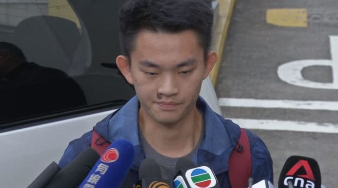 陳同佳犯案後潛逃回港，因在香港盜刷死者信用卡遭洗錢罪判刑，今日上午9點遭到釋放。（翻攝自網路）