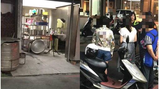 事發正值用餐高峰,不少人目擊摔貓過程,事後警方也獲報調查。(合成圖,翻攝臉書)