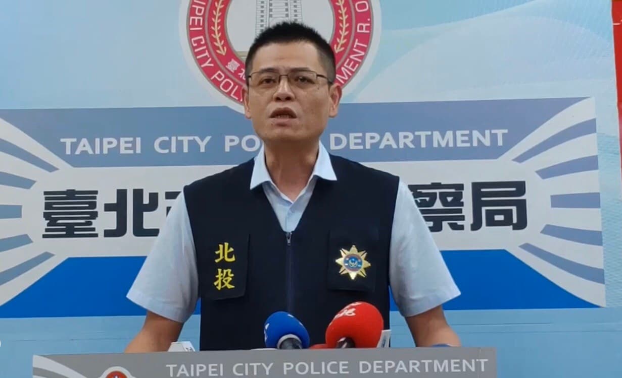 北投分局偵查隊長吳漢中說明案情。(翻攝畫面)