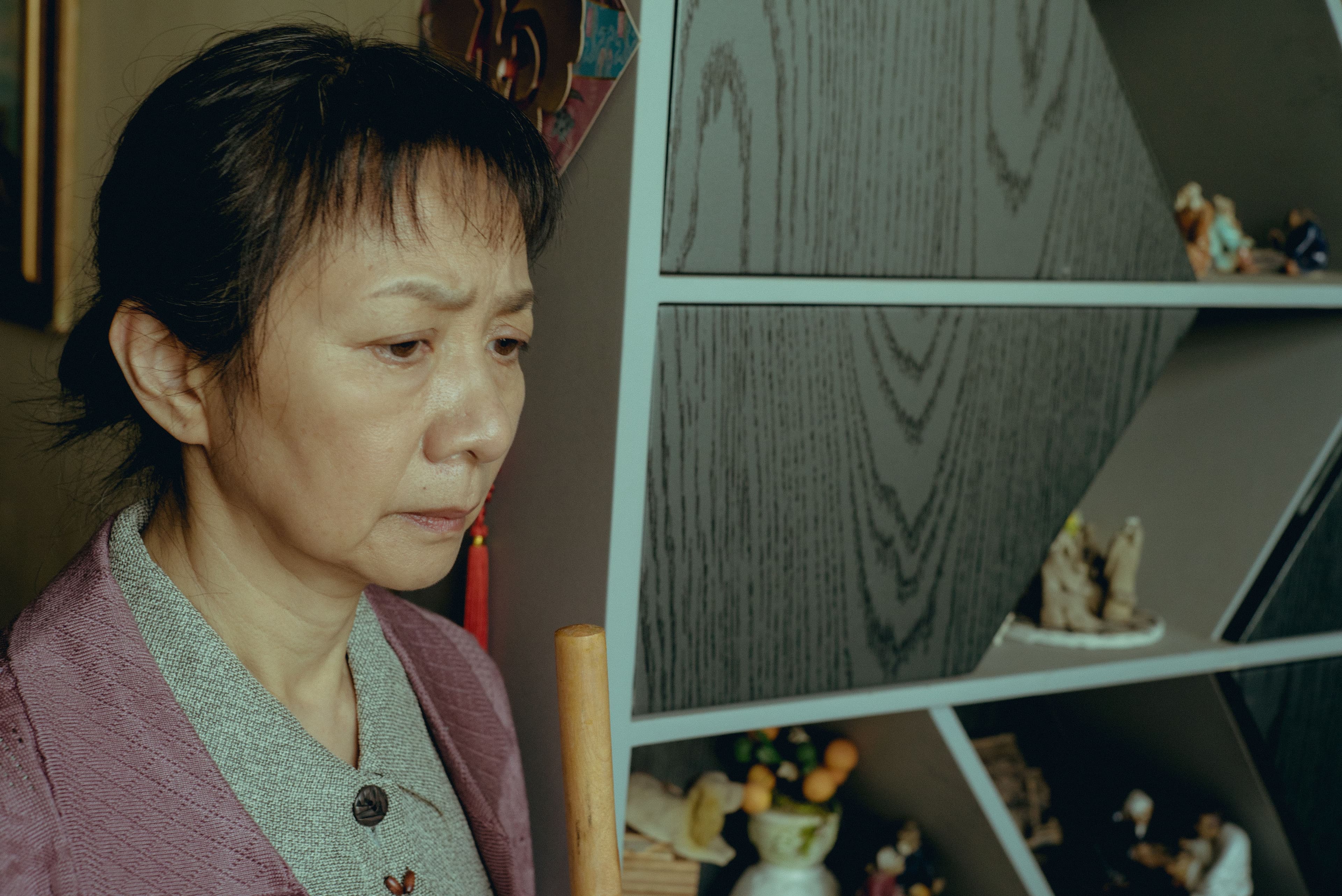 區嘉雯在《叔.叔》裡的戲分不算多,能入圍憑的是內斂的演技。(金馬獎執委會提供)