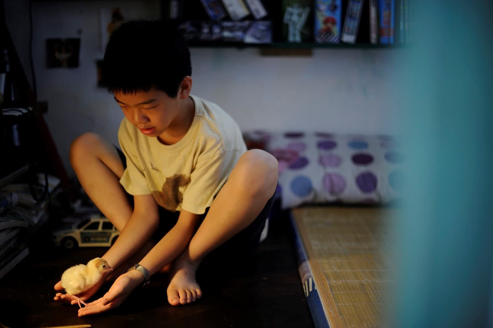 李英銓因張作驥新片《那個我最親愛的陌生人》入圍金馬獎最佳男配角。(張作驥電影工作室提供)