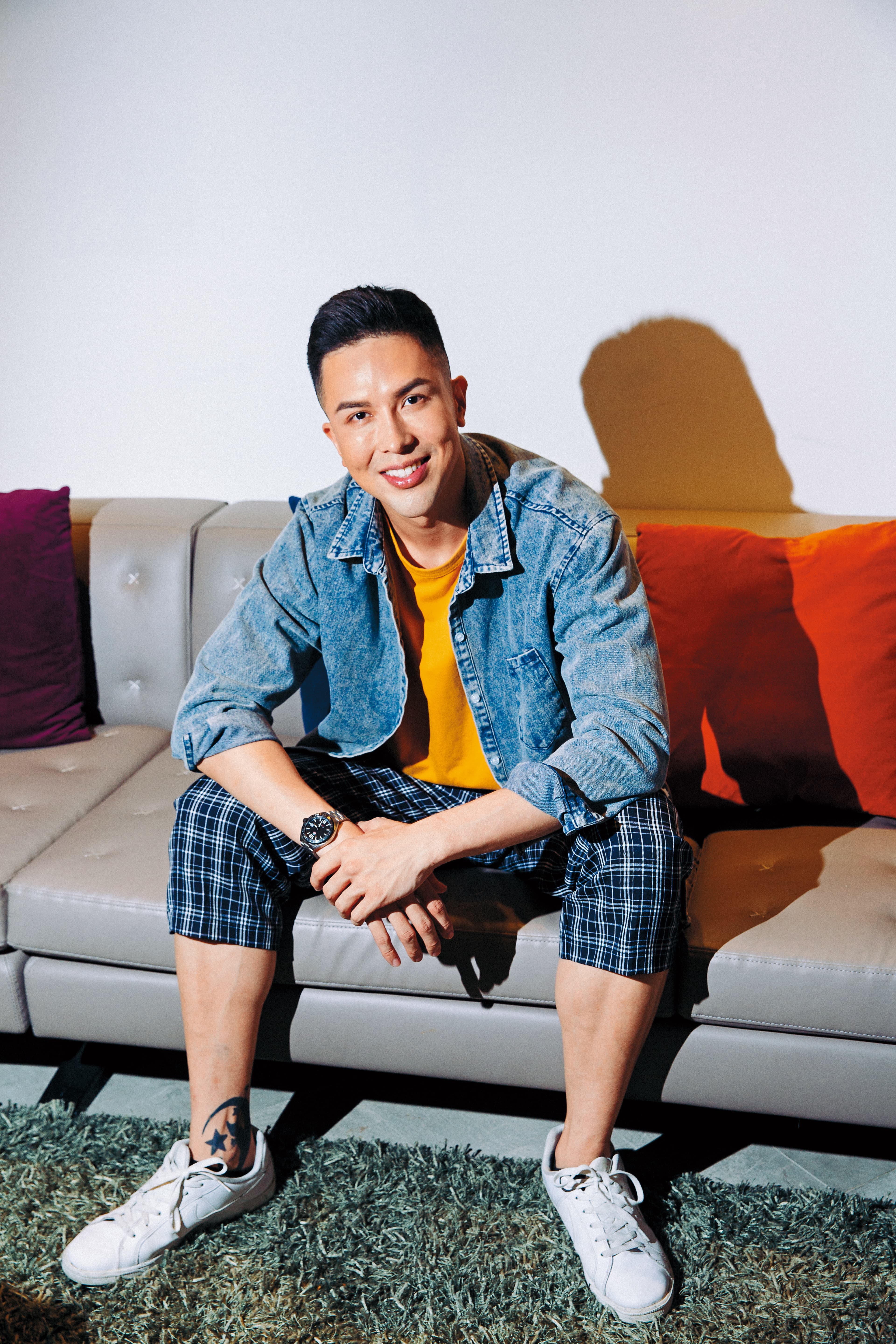 唐崧瑞從新加坡來台發展,很感謝家人在背後默默支持,讓他安心在台灣工作。
