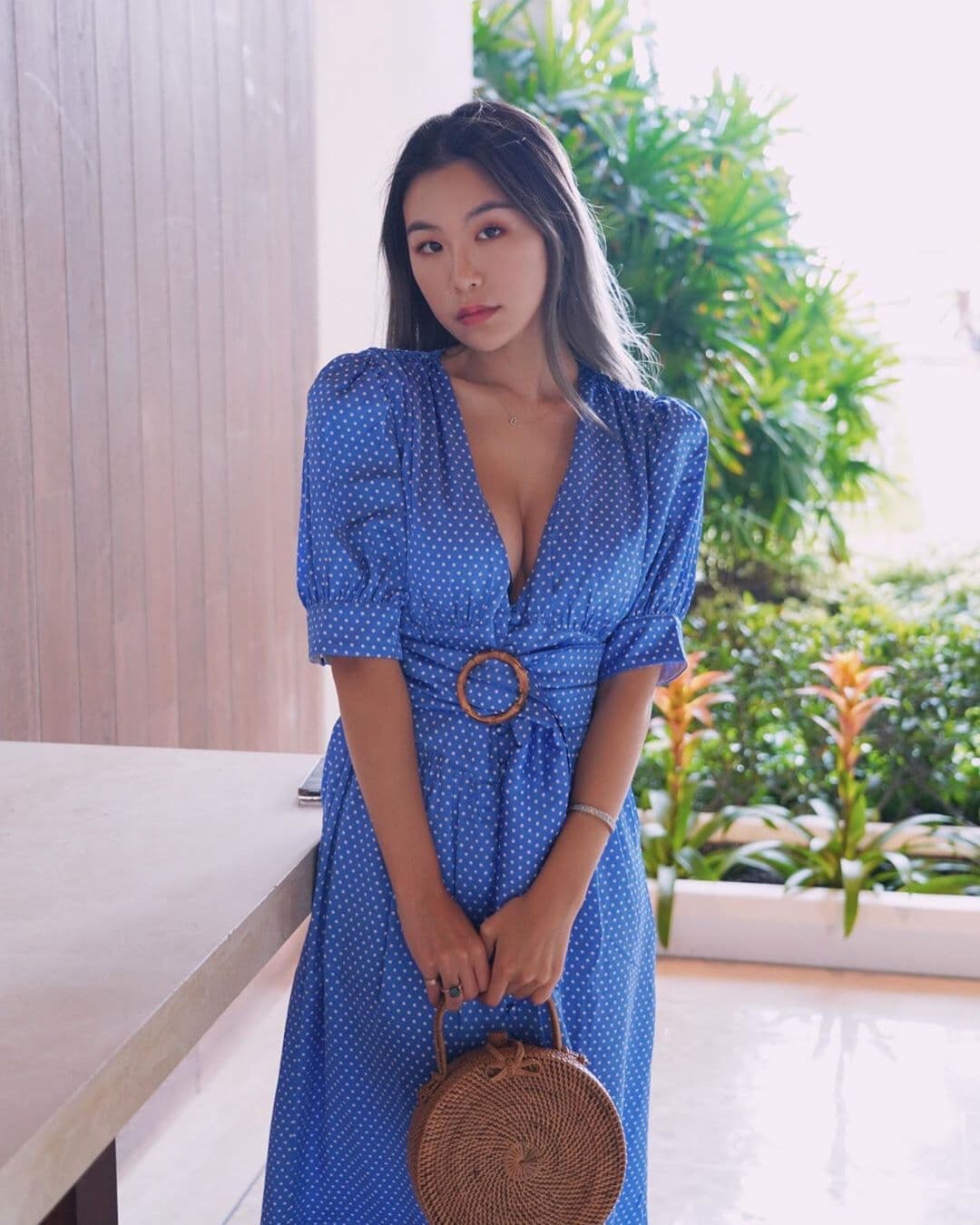 Bella身材姣好,與高以翔可說相當登對。(翻攝自Bella IG)
