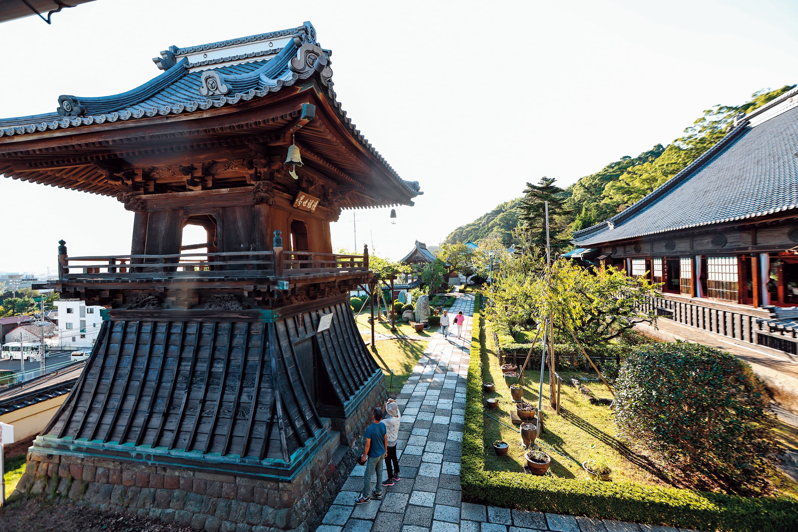 大約有600多年歷史的鐘樓，其中的梵鐘曾被豐臣秀吉徵用去攻打伊豆的韮山城。