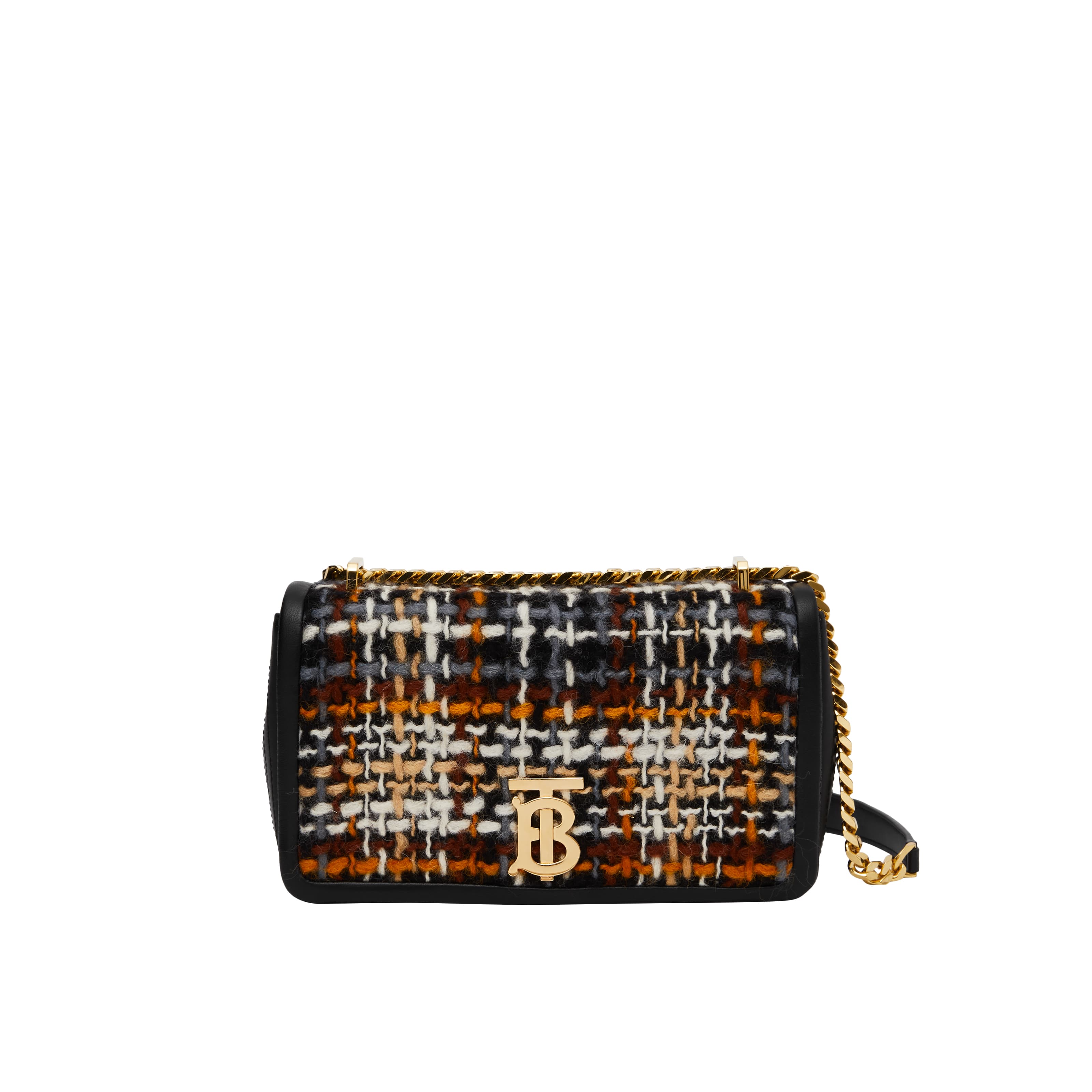 小型軟呢和羔羊皮Lola 包。NT$59,000(BURBERRY提供)