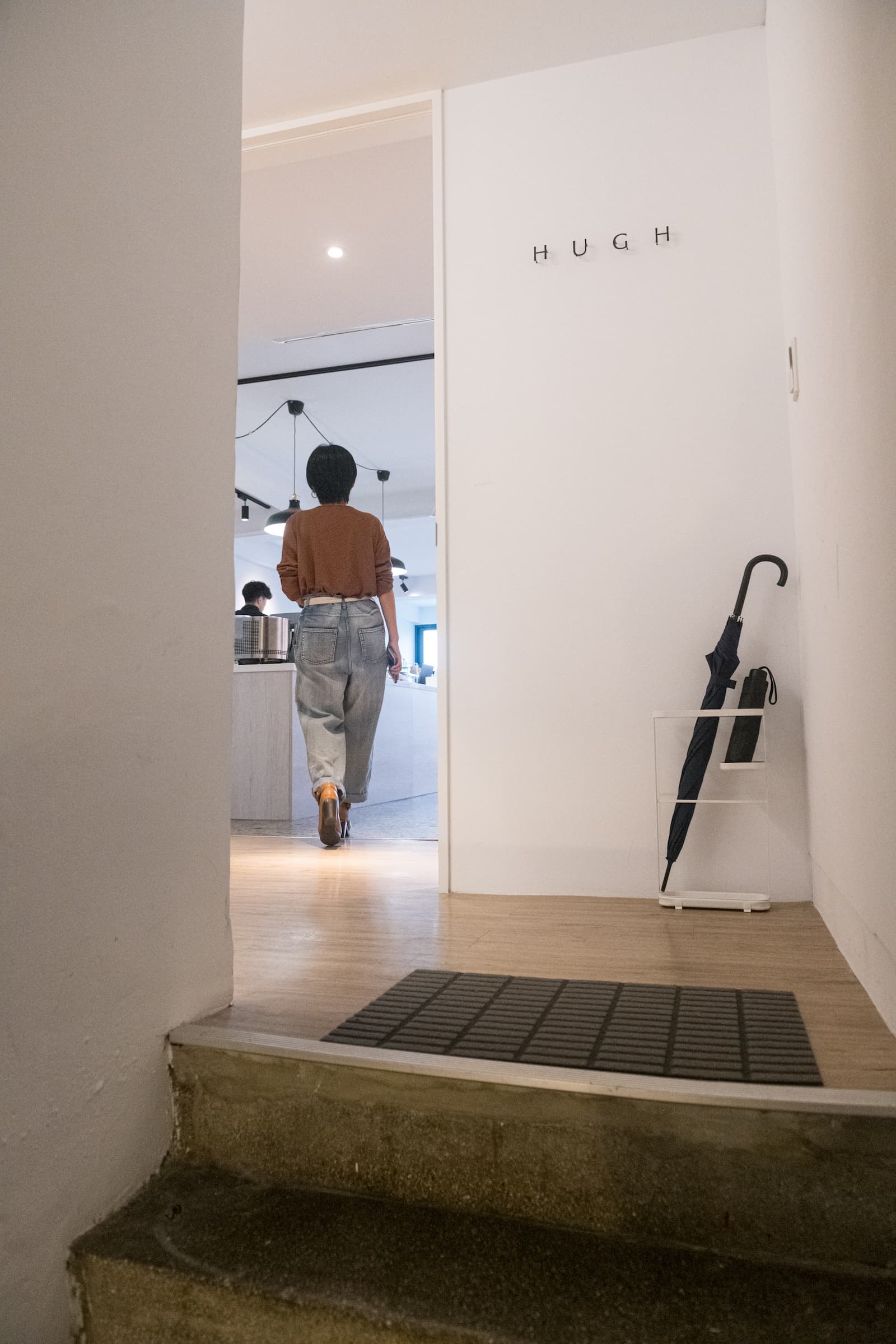 HUGH LAB位處蘭州街老公寓的四樓,十分隱密。