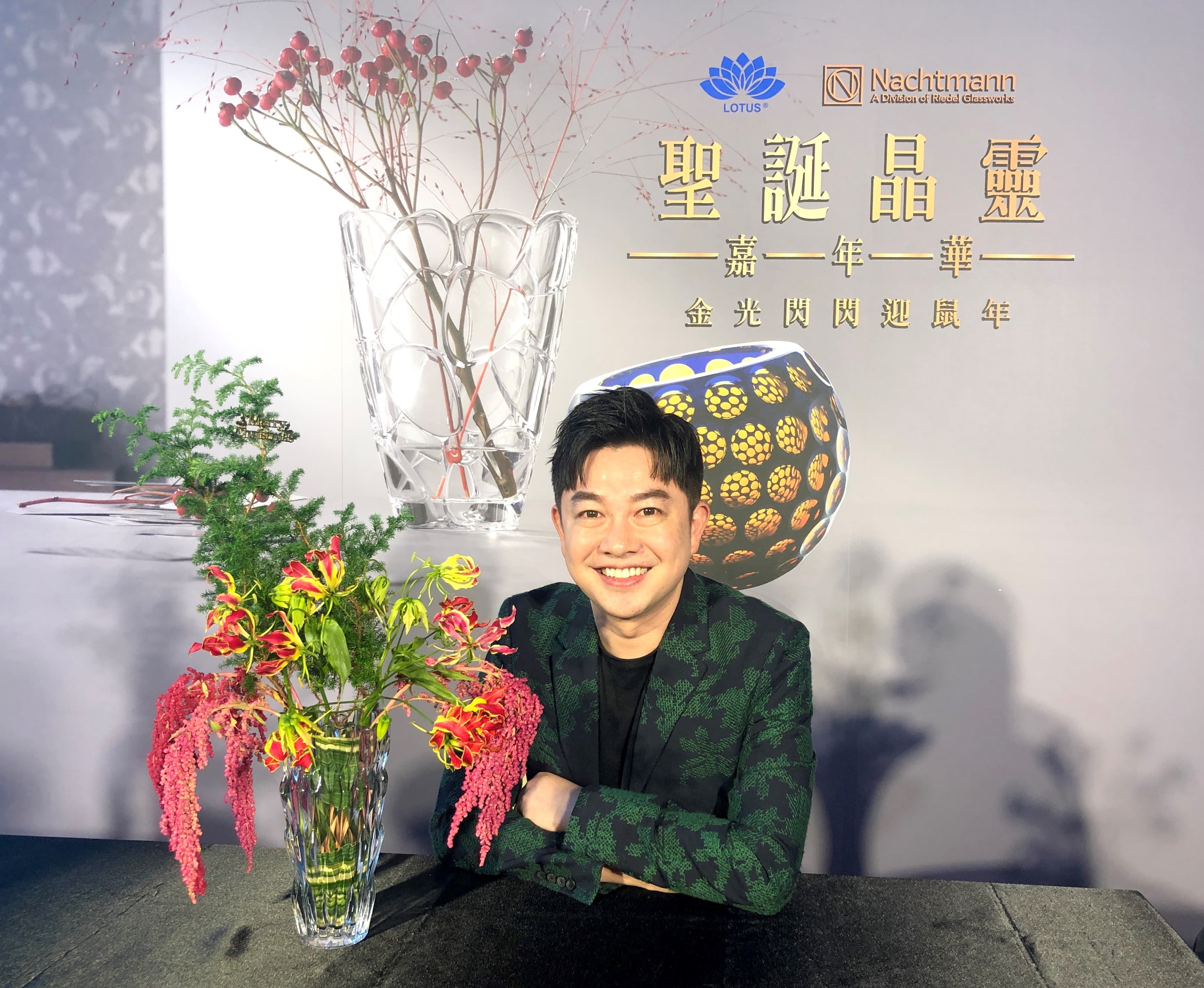 李明川遠赴紐約、倫敦學習花藝。（伊林提供）