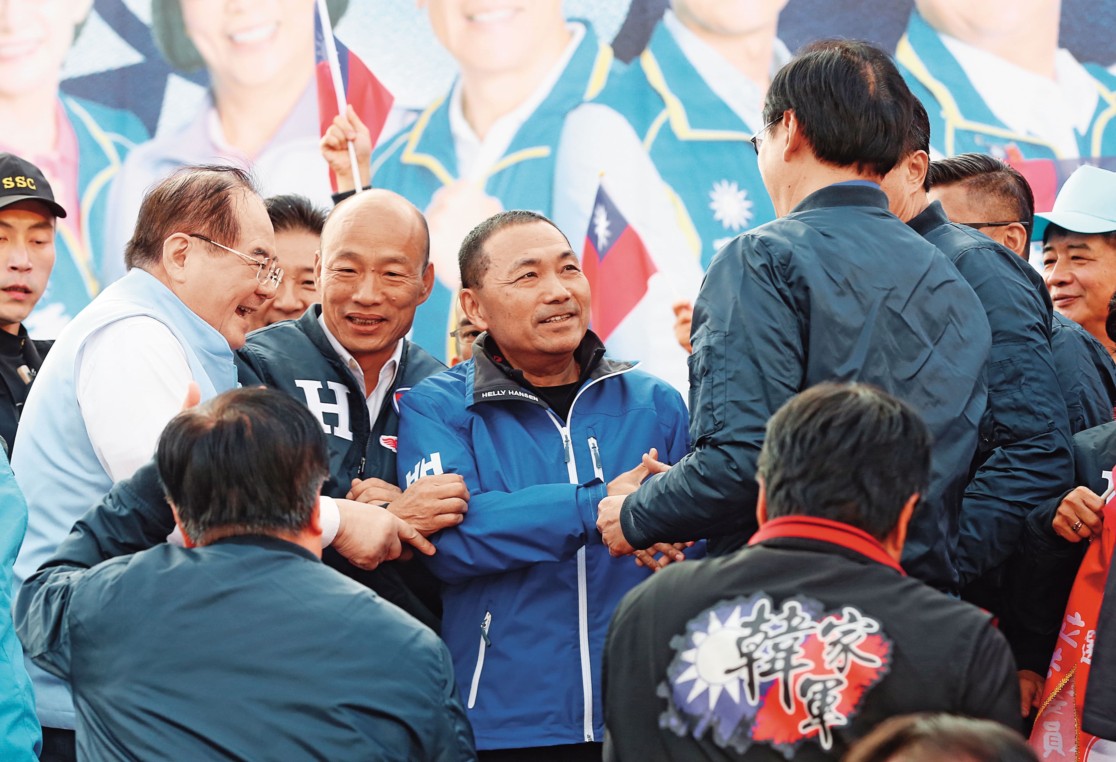 選前最後1個月,侯友宜終於與韓國瑜合體同框,希望破除流言,讓韓陣營吃下1顆定心丸。
