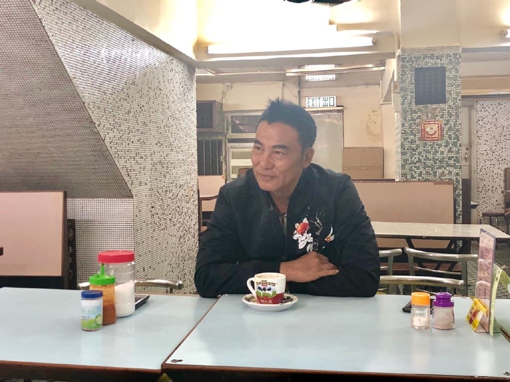 任達華去年4月曾再次到「中國冰室」用餐。(翻攝自任達華微博)