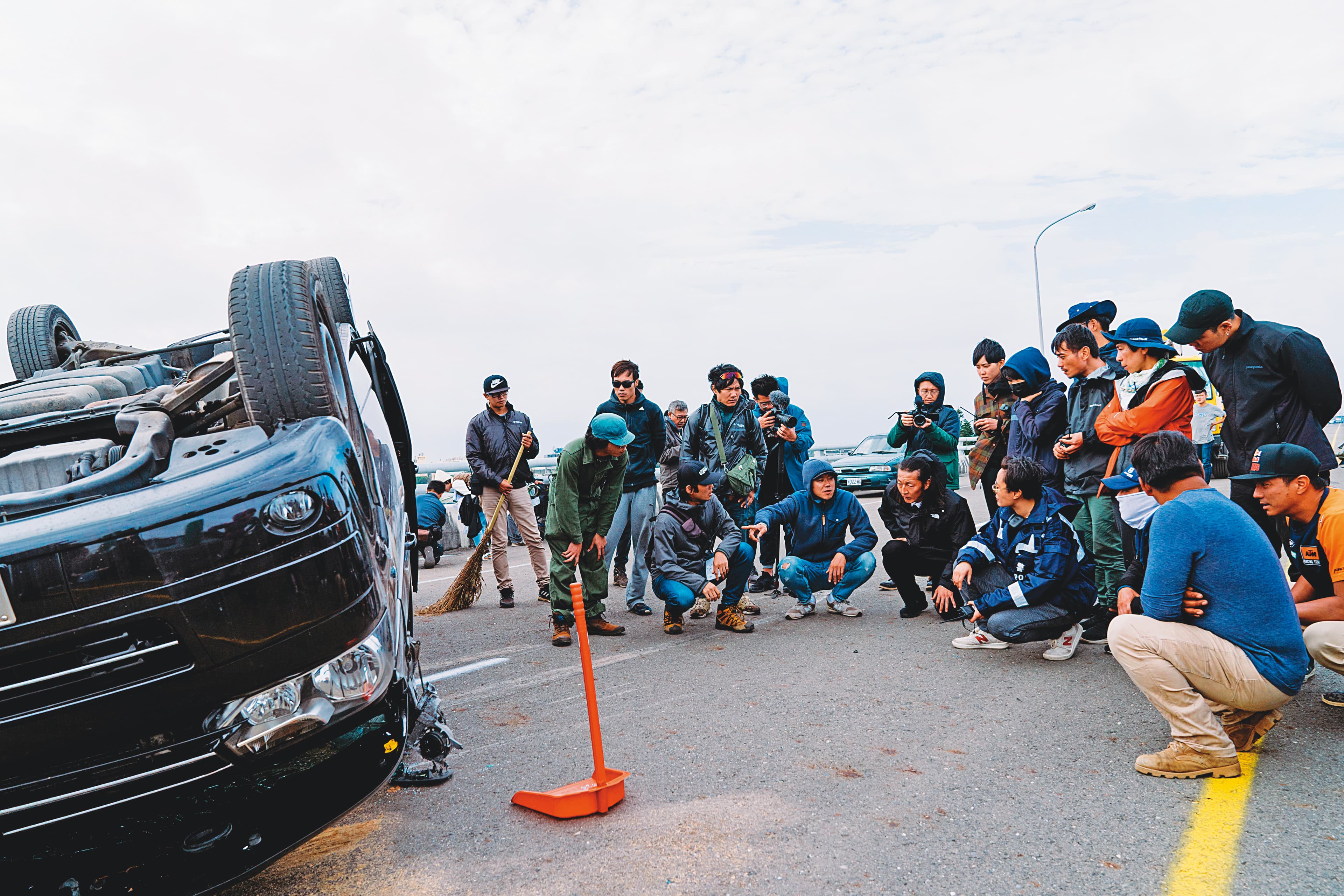 《罪夢者》有不少武打動作及飛車追逐戲，大手筆找來日本動作指導園村健介參與。（Netflix提供）