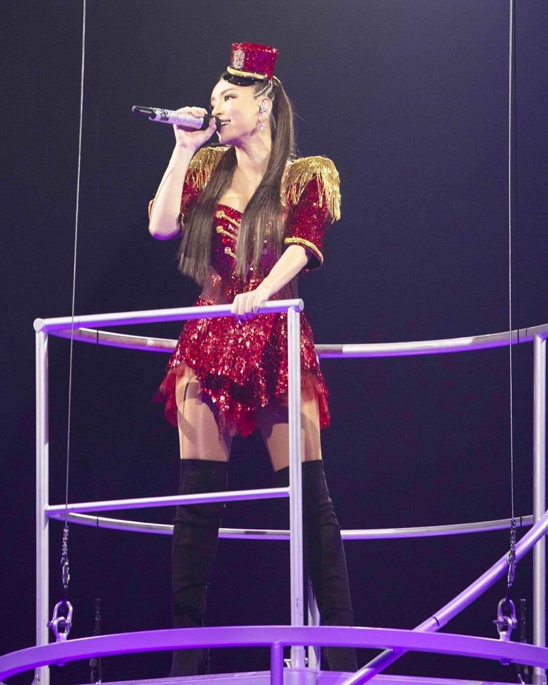 濱崎步自爆去年底升格人母,粉絲驚訝她去年在辦日本巡演,竟然懷孕沒被發現。(翻攝自濱崎步 IG)